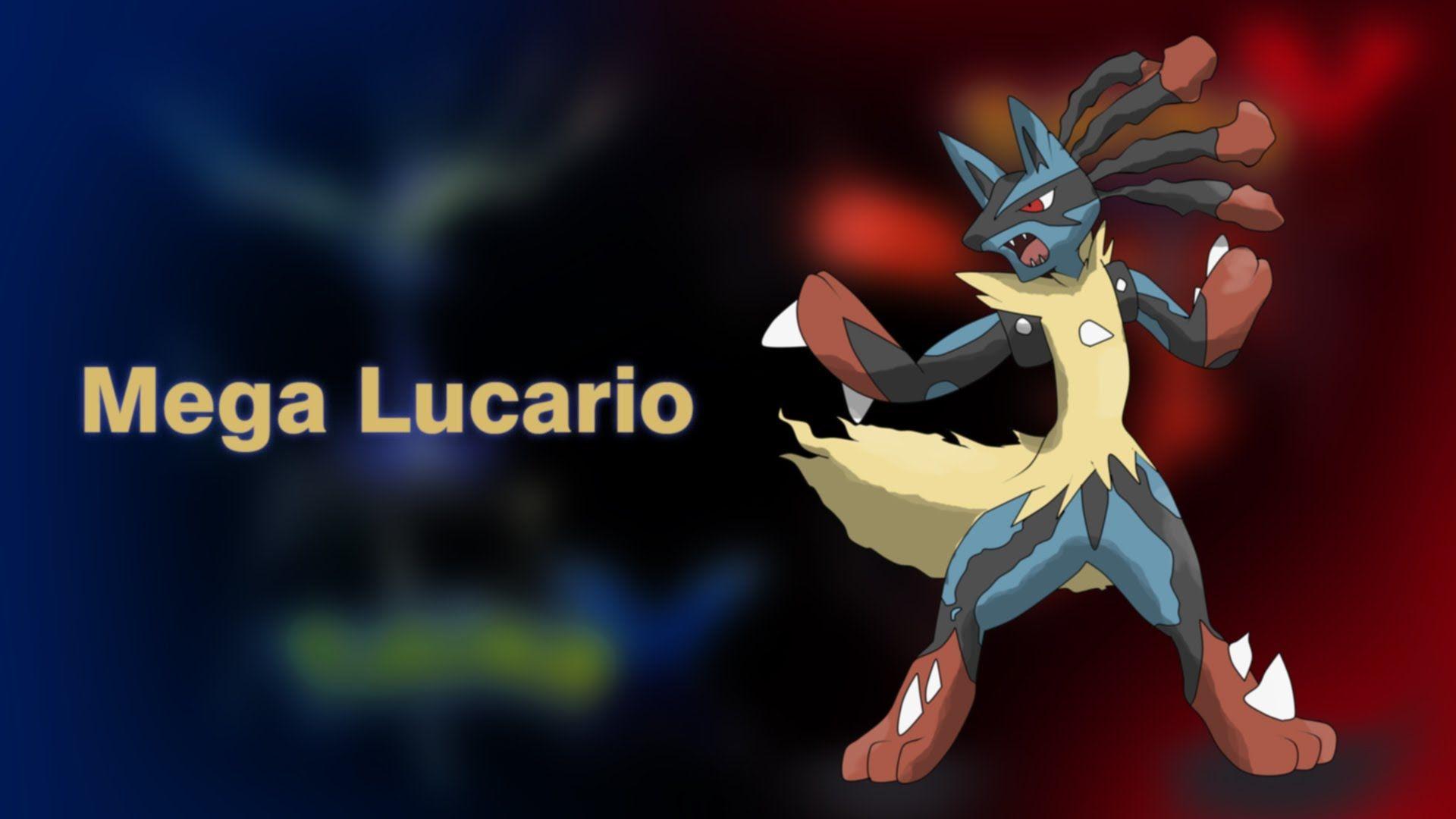 lucario mega evolution wallpaper