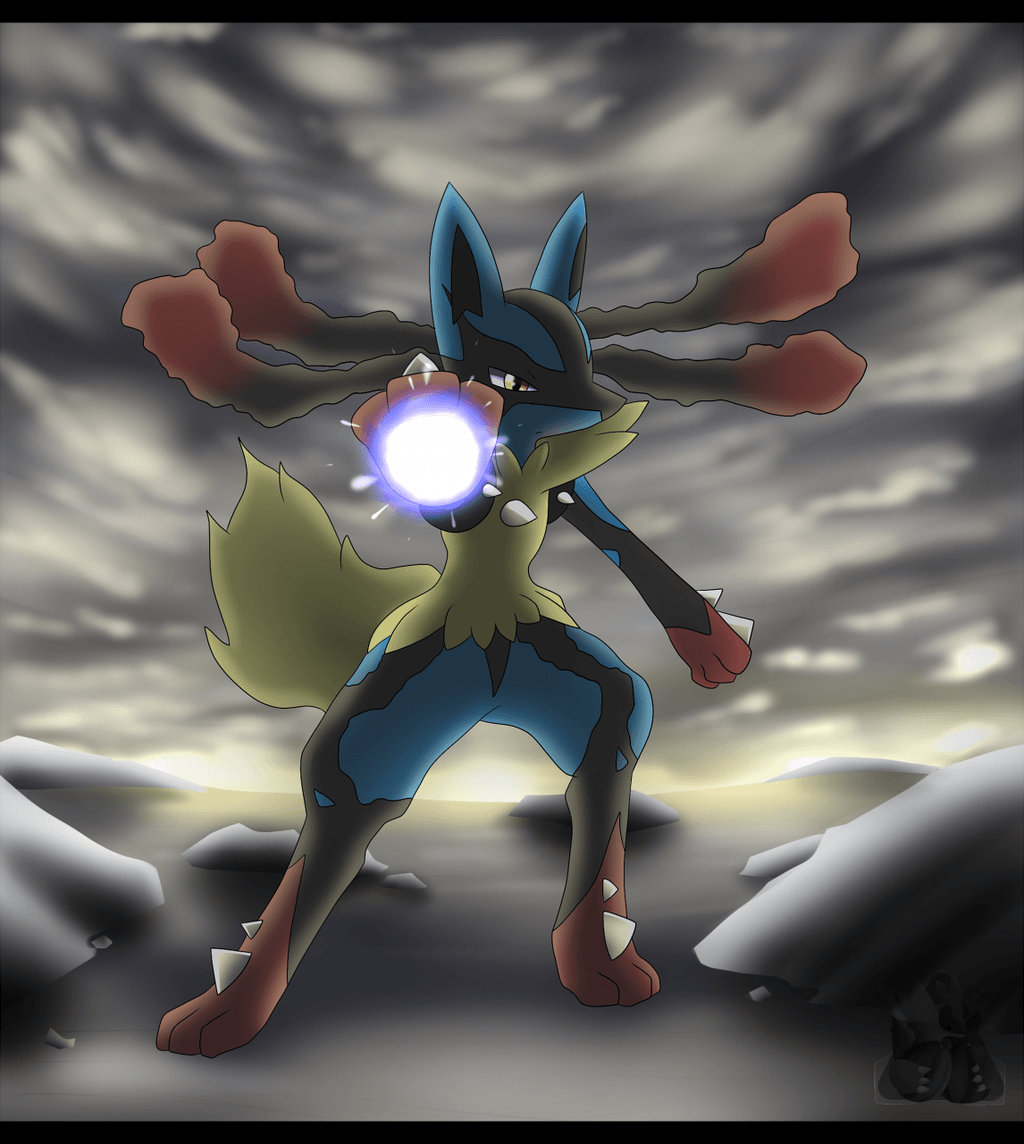 shiny lucario wallpaper by Elsdrake on DeviantArt