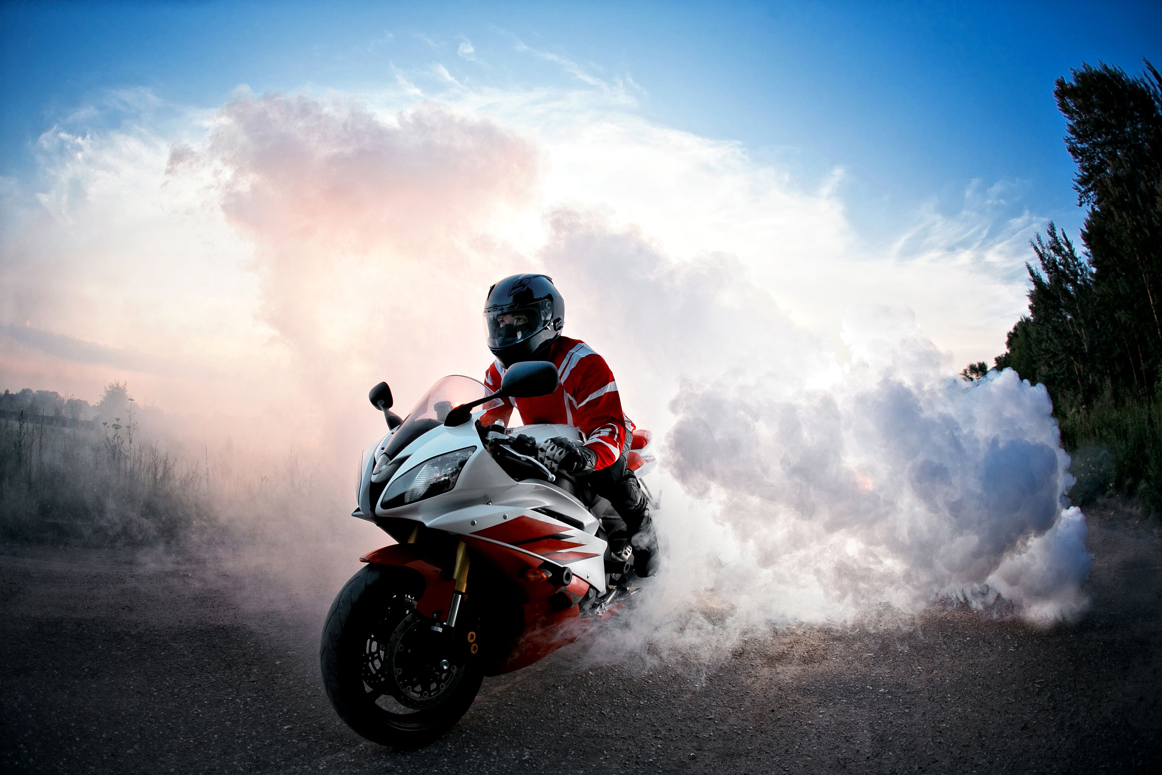 Yamaha R6 Smoke, HD Bikes, 4k Wallpaper, Image, Background