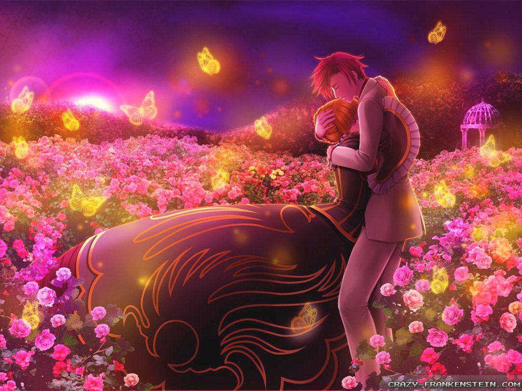 Romantic Couple Love Romance in Garden HD Wallpapers | HD Wallpapers