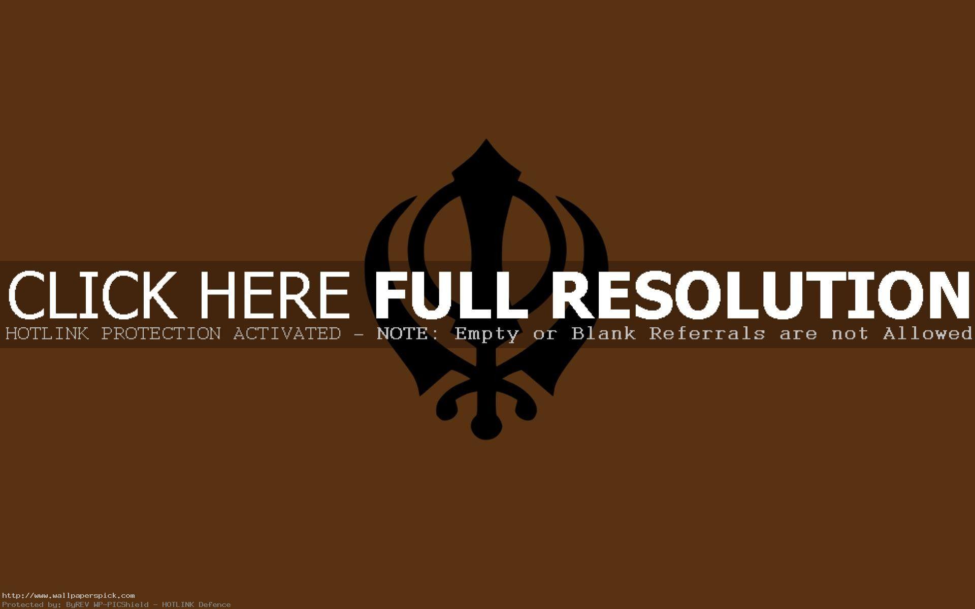 Sikh Khanda Wallpaper