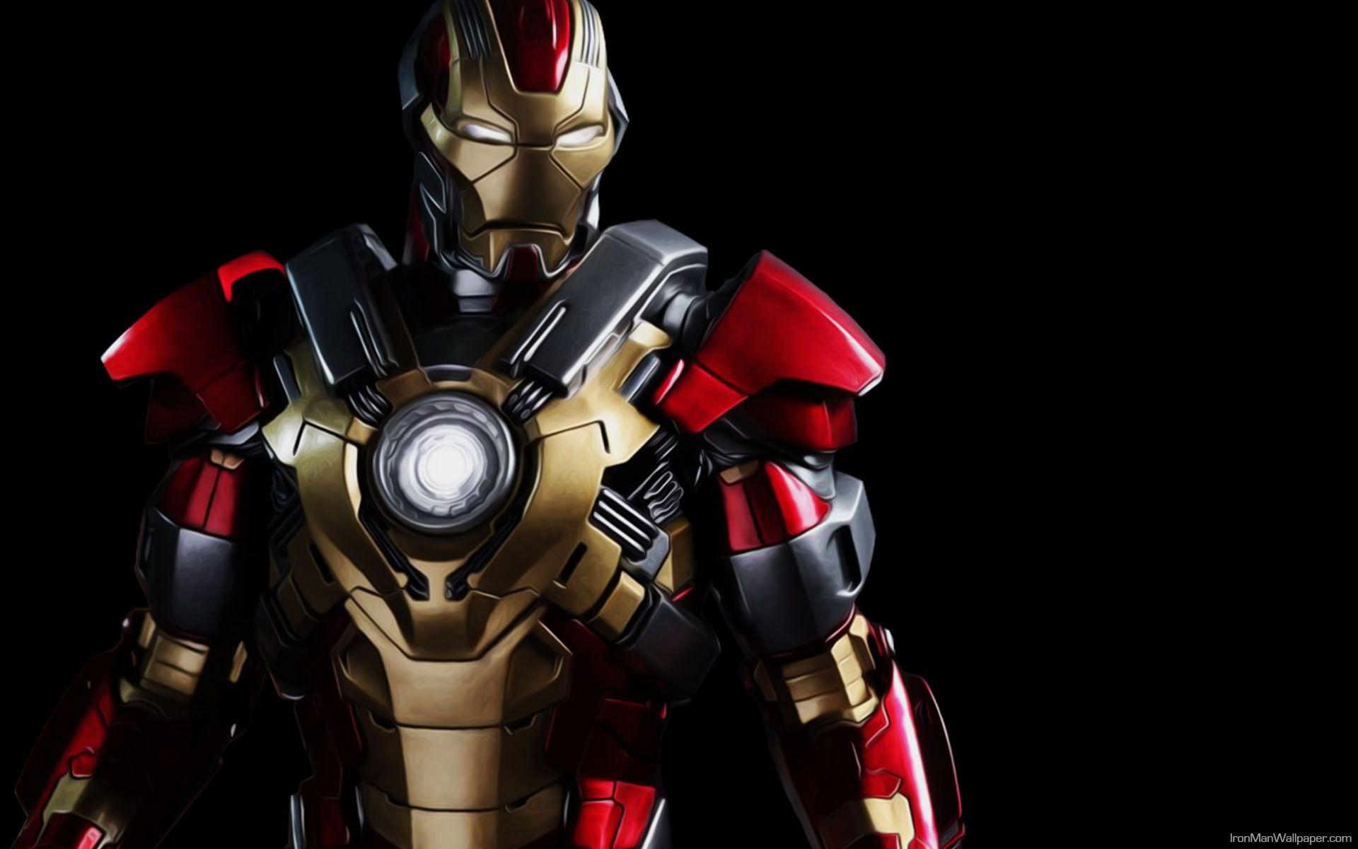 3d iron deals man wallpaper