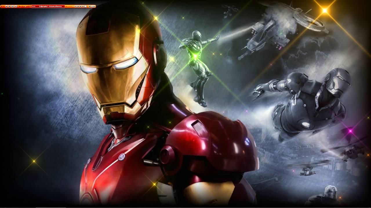 Wallpaper Iron Man Effet 3D DJ (◠‿◠)ღڪےღڰۣ