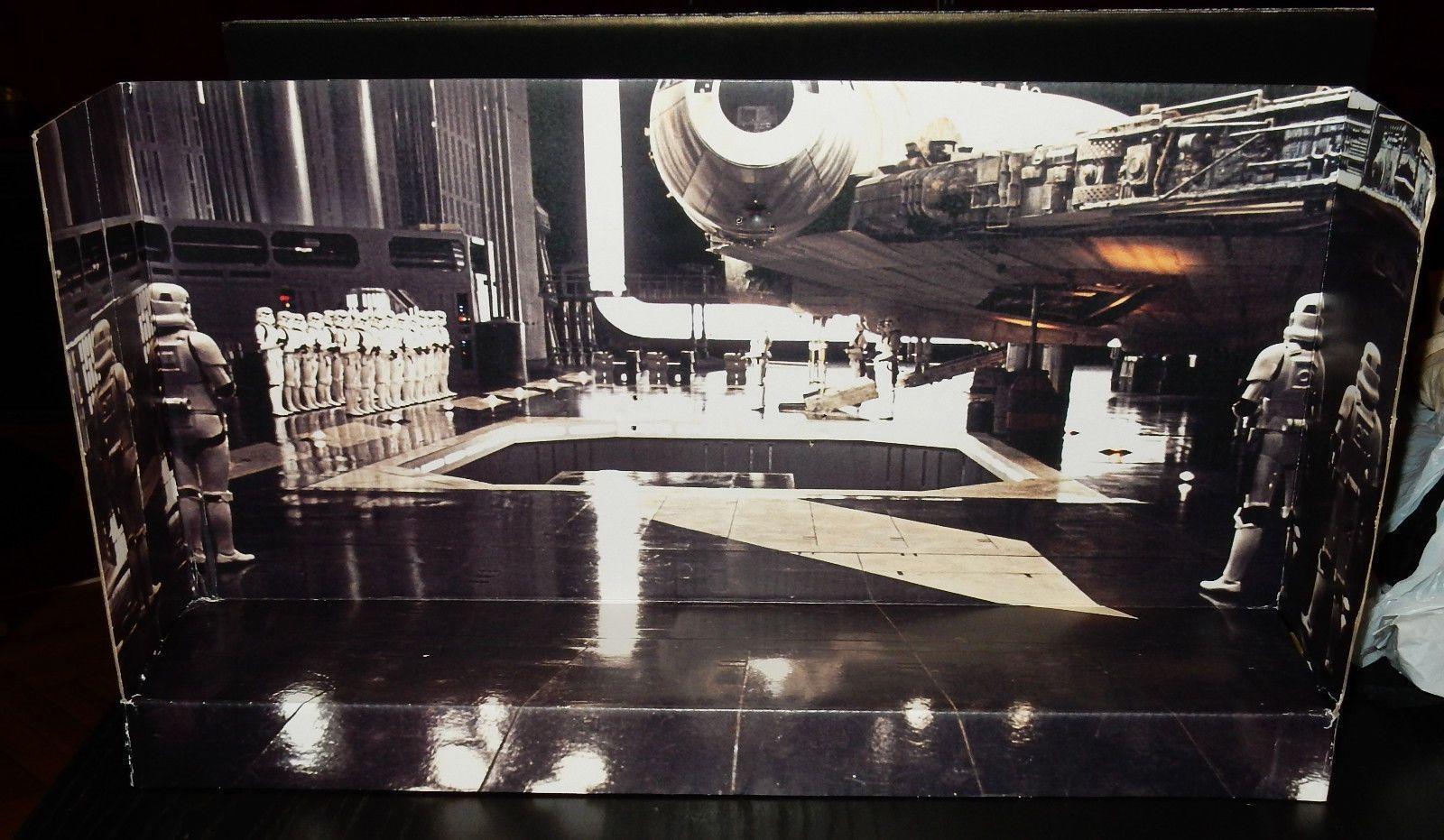 Star wars diorama background image display black series 6 imperial