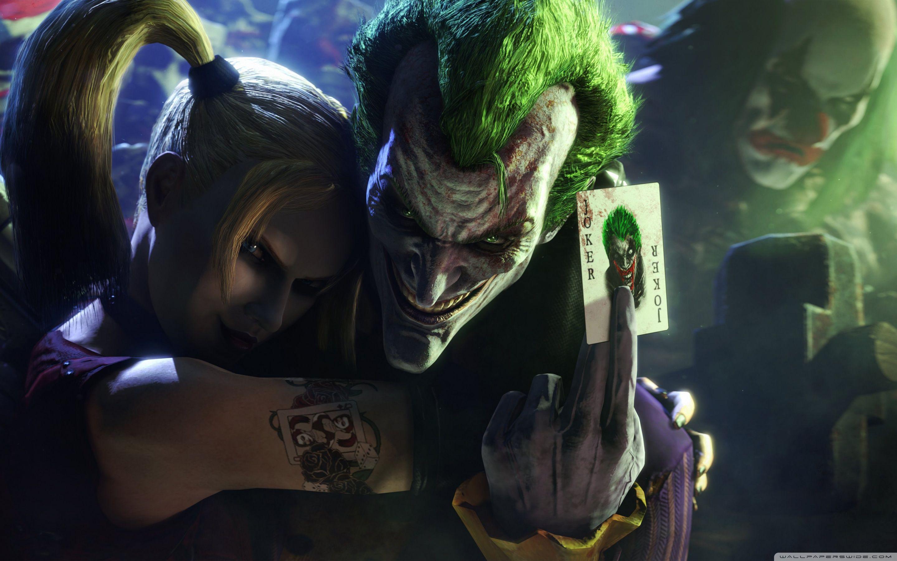 Joker and Harley Quinn Ultra HD Desktop Background Wallpaper