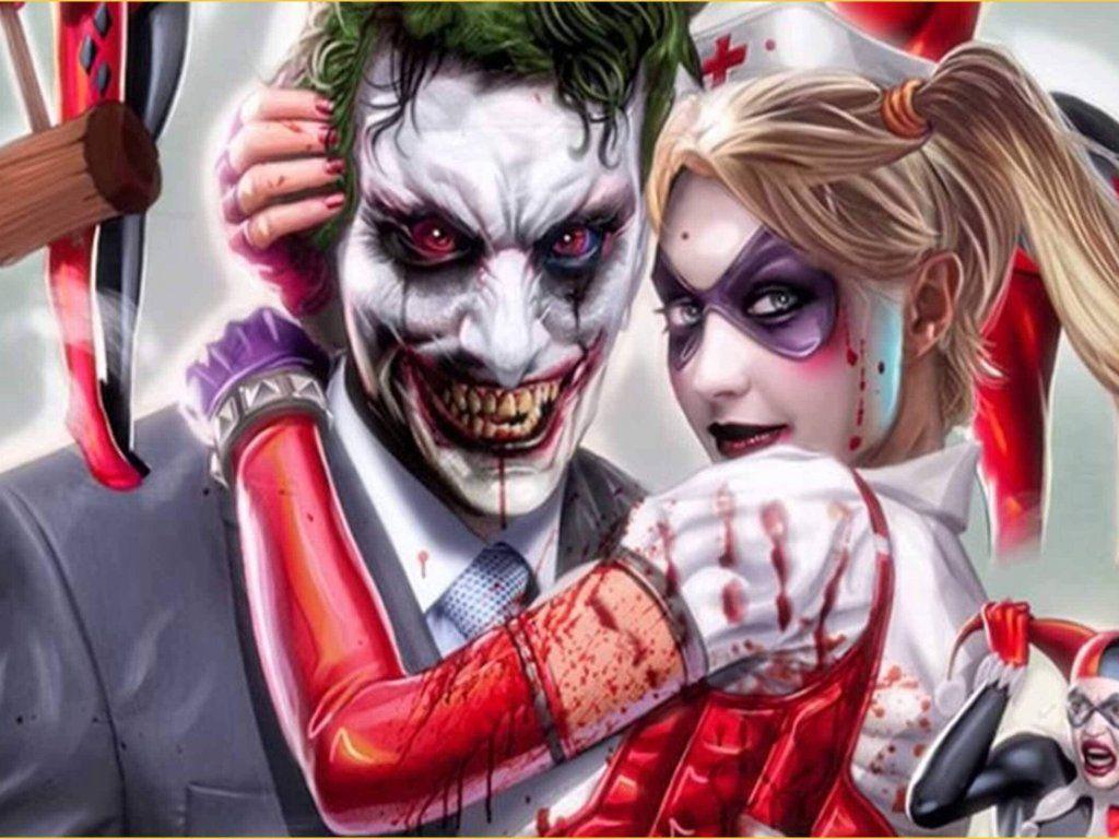 Harley Quinn With Joker Wallpaper X PIC WGT1038184 Wallpaper