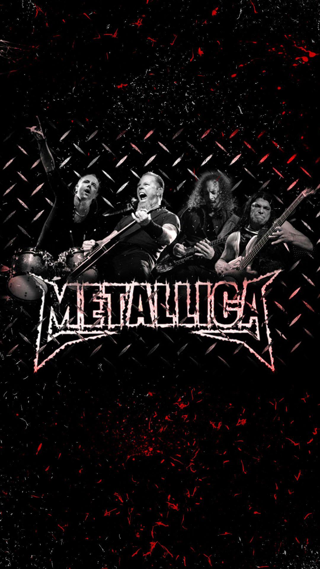 Free HD Metallica Rock Band Phone Wallpaper.1080