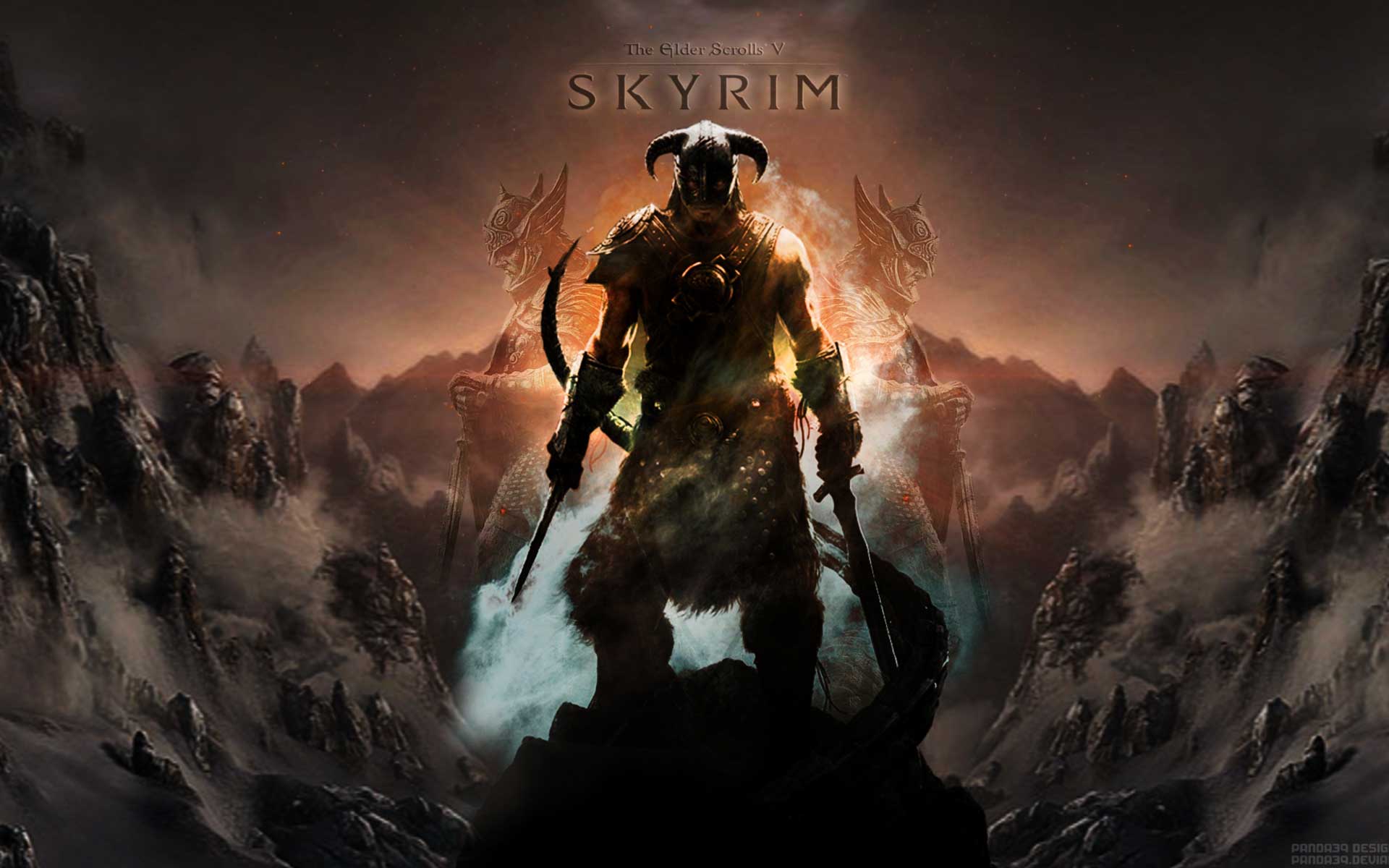 Skyrim wallpaper without logo at Skyrim Nexus mods and community