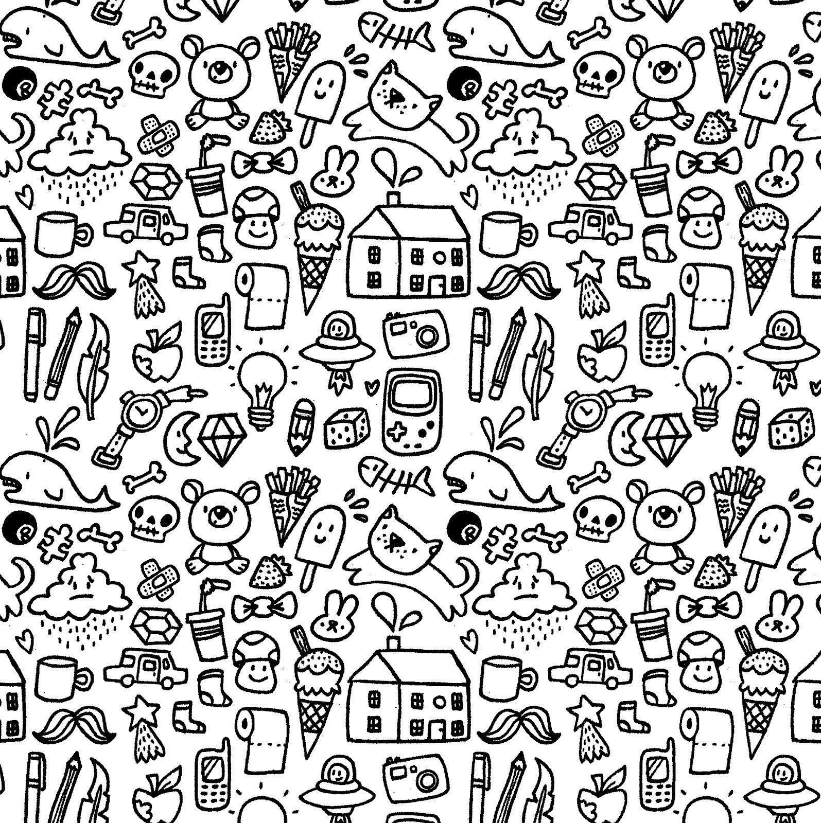 Cute Doodle Pattern Picture HD Wallpaper List.com