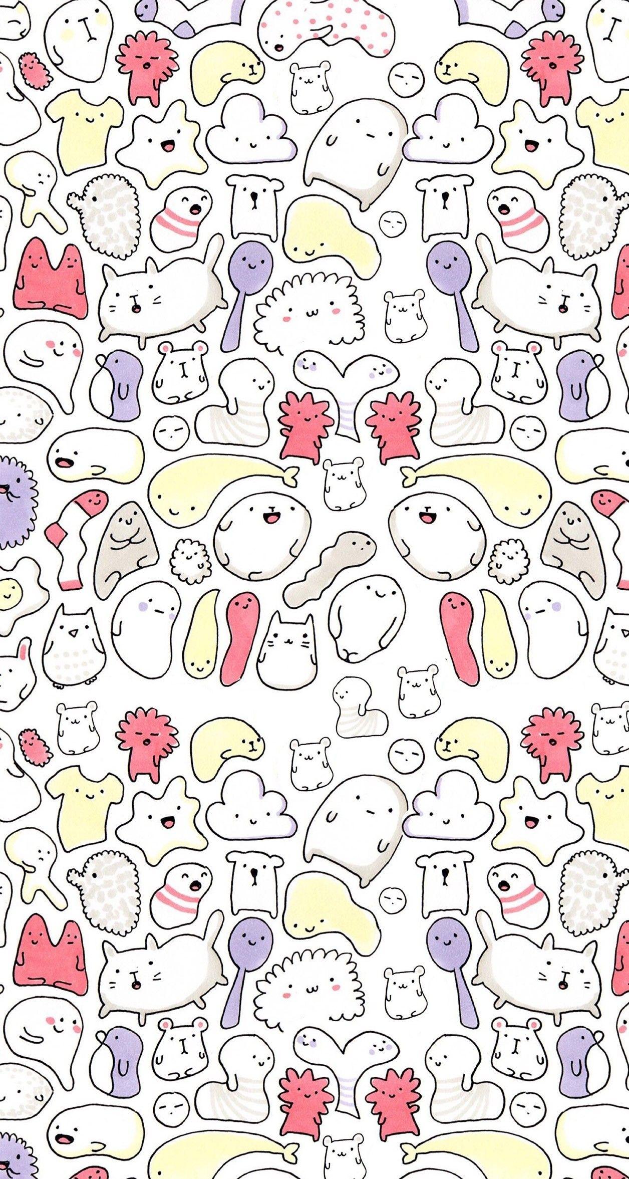 Doodle Cute Wallpapers - Wallpaper Cave