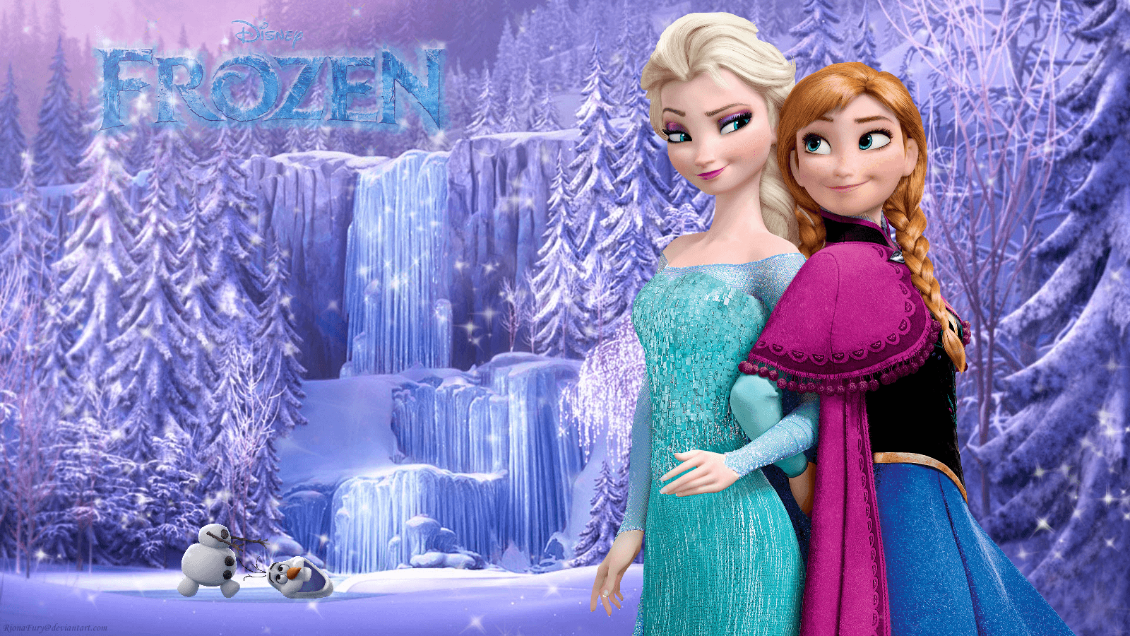 Disney Princess Wallpaper: Frozen Sisters. Frozen image, Frozen sisters, Frozen wallpaper