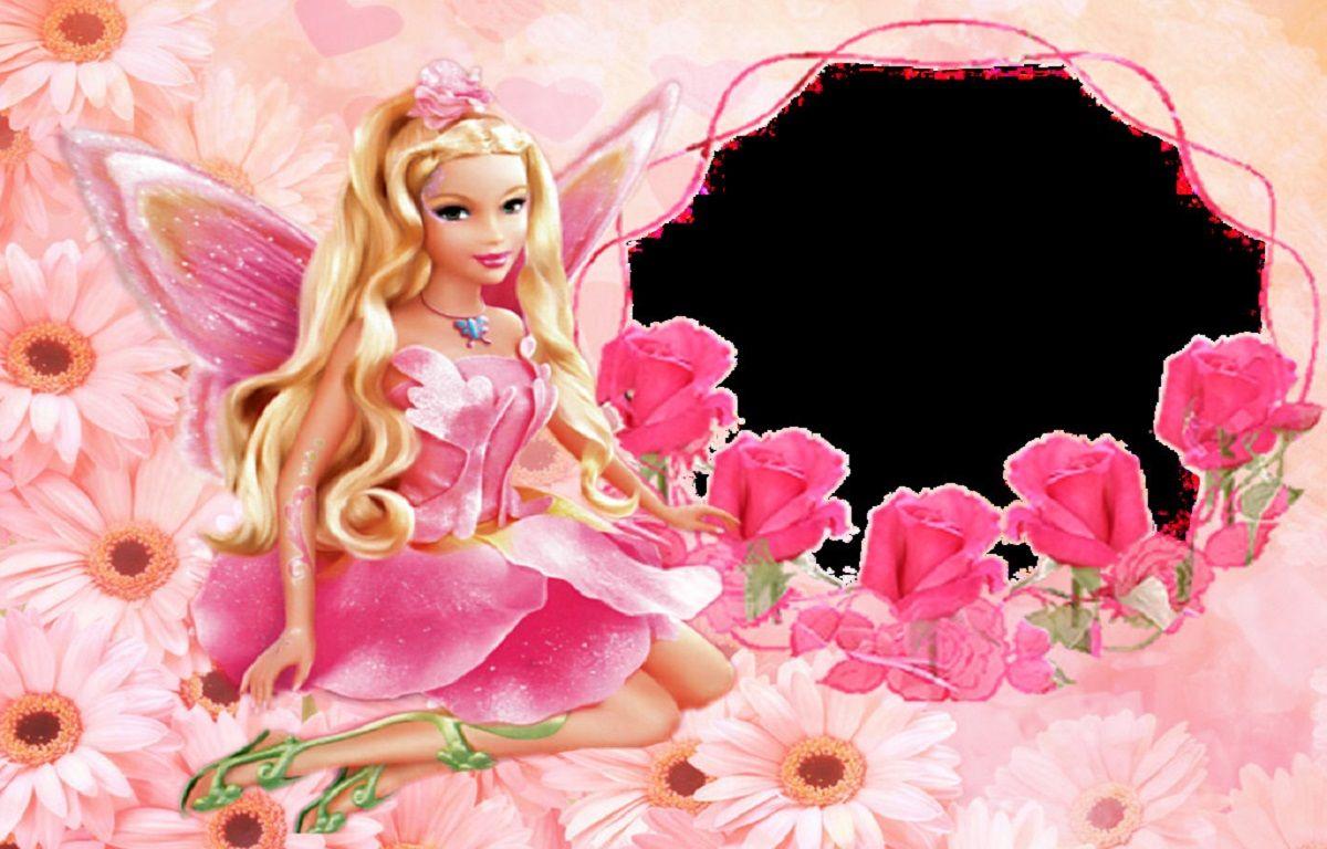 Free HD Barbie Doll With Pink Dress .freewalldownload.com
