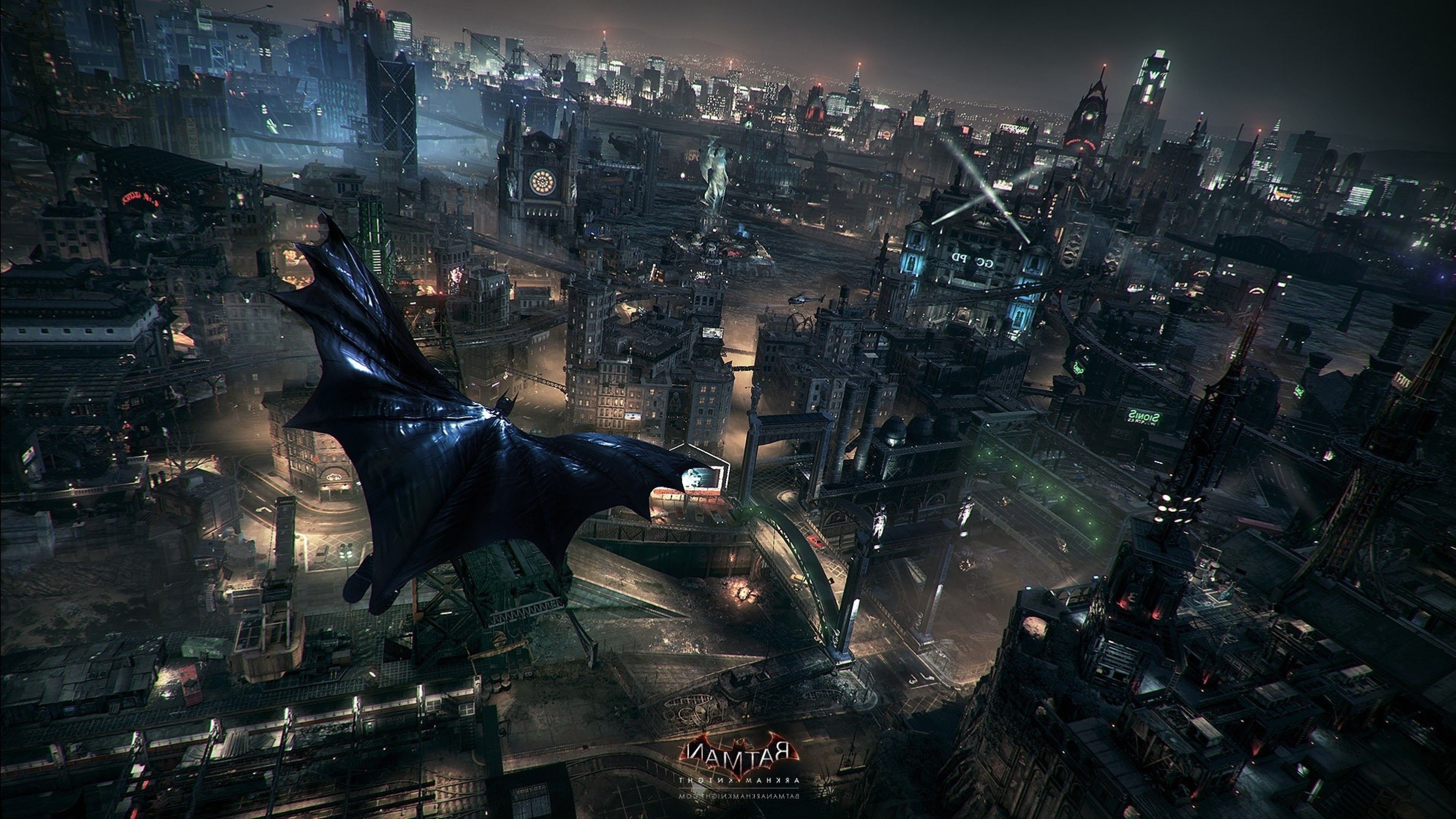 Gotham City Wallpaper Batman Arkham Knight, Rocksteady Studios