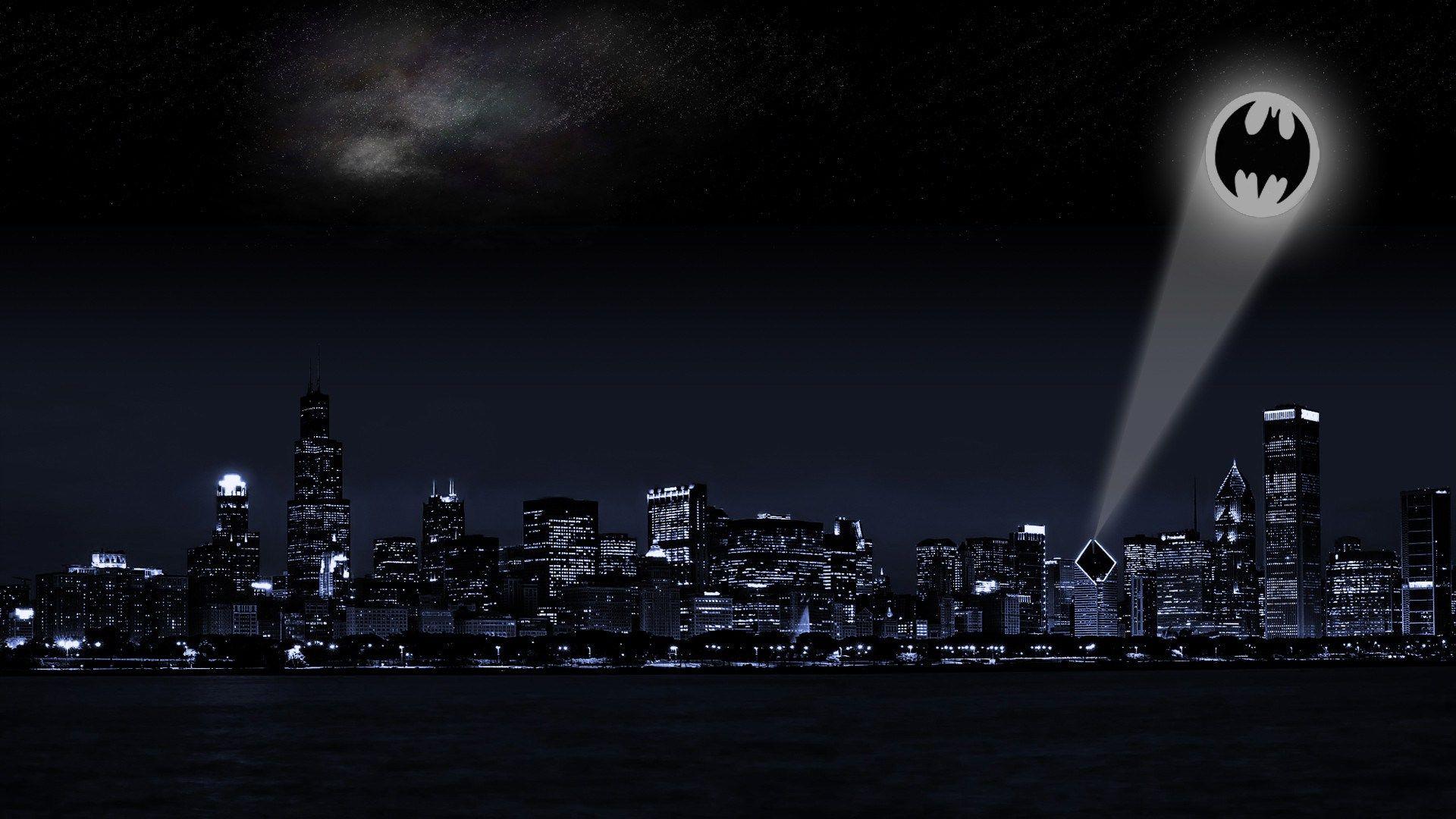 Gotham City Background 14 HD Wallpaper