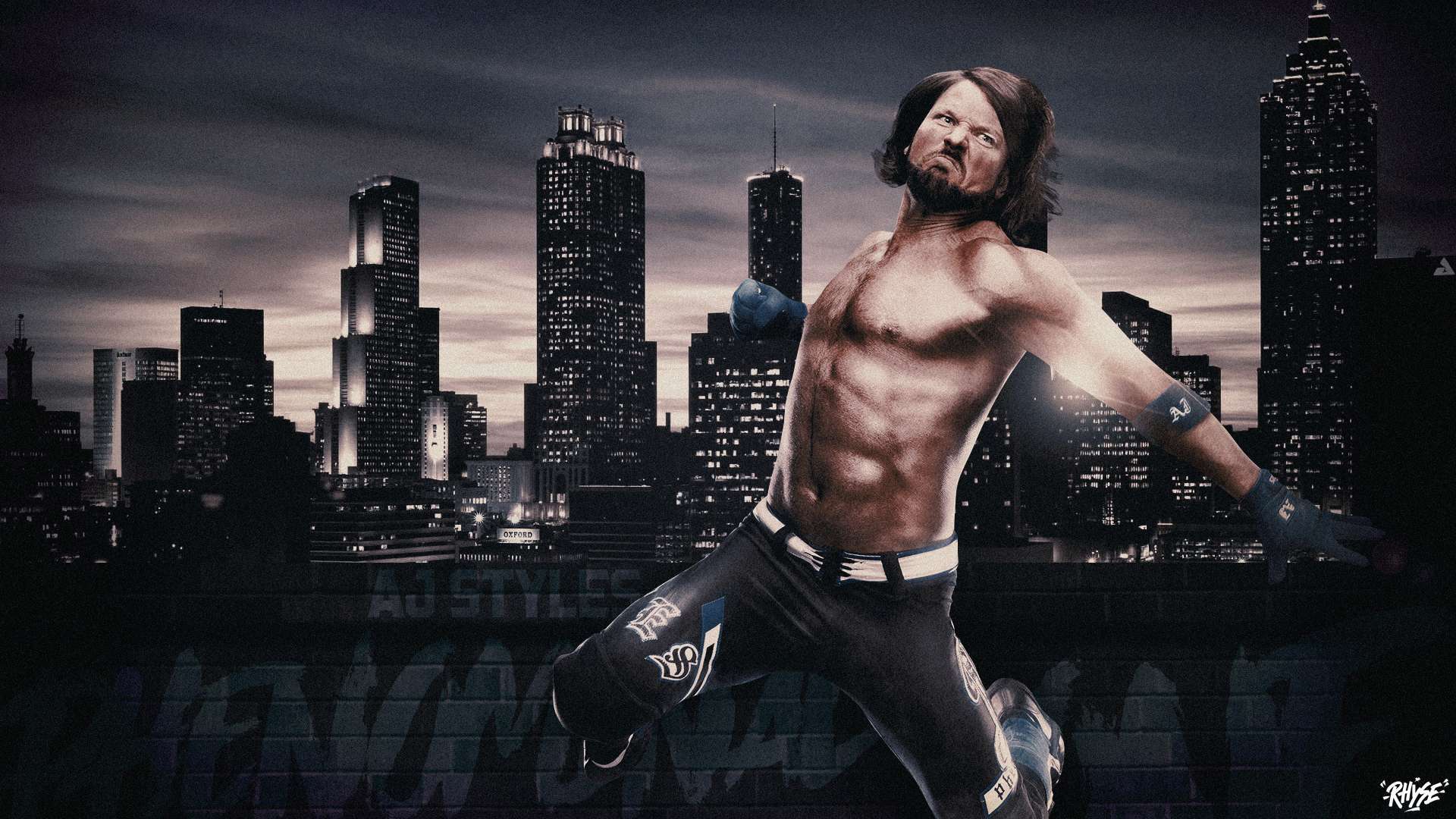 WWE Champion AJ Styles Wallpaper Latest HD Photo