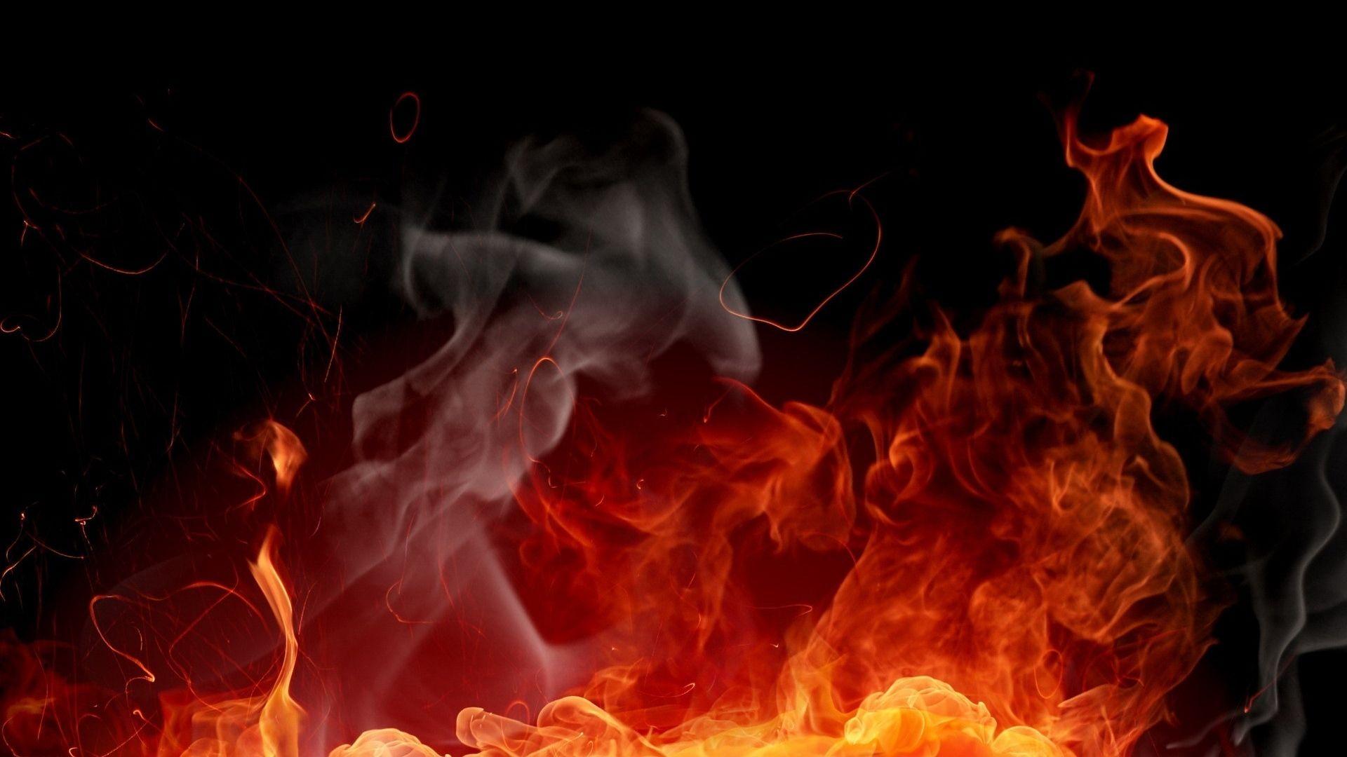 Download wallpaper 1920x1080 fire, background, color, abstraction