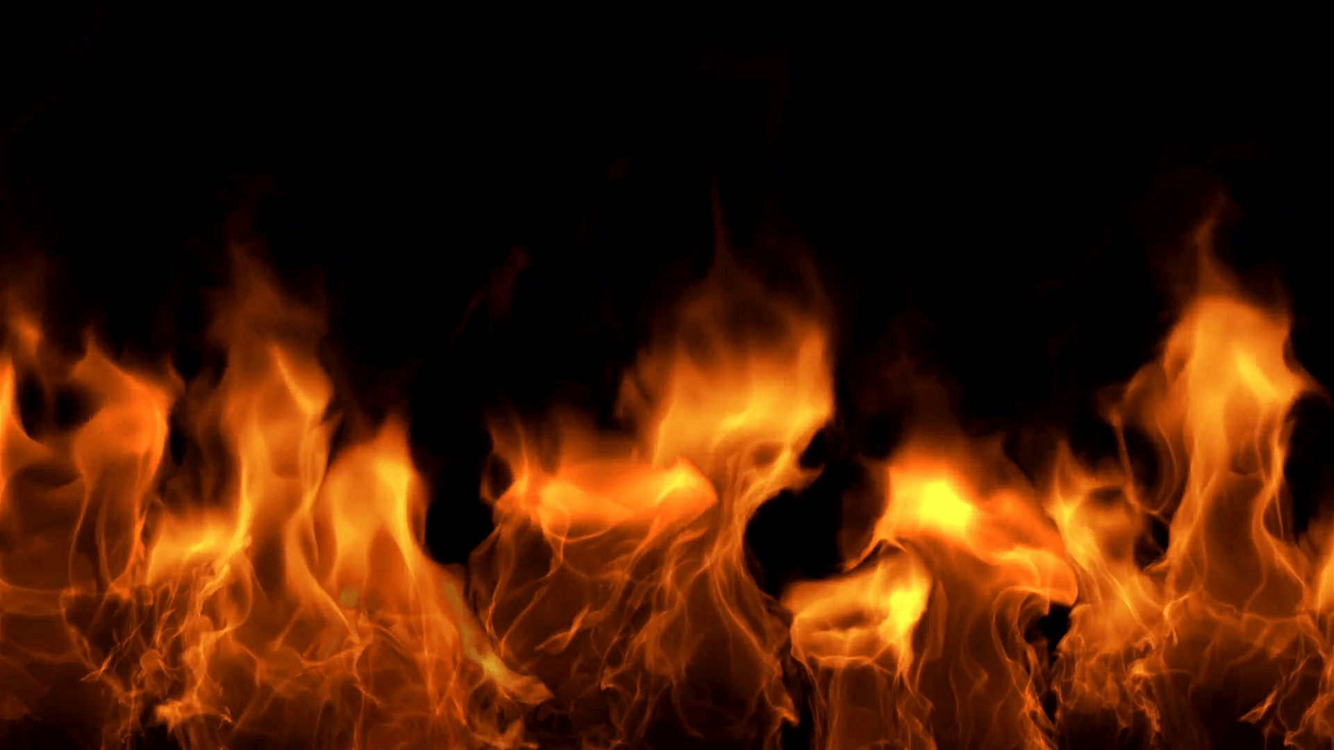 Calm fire background (full HD , slow motion, seamless loop) Motion