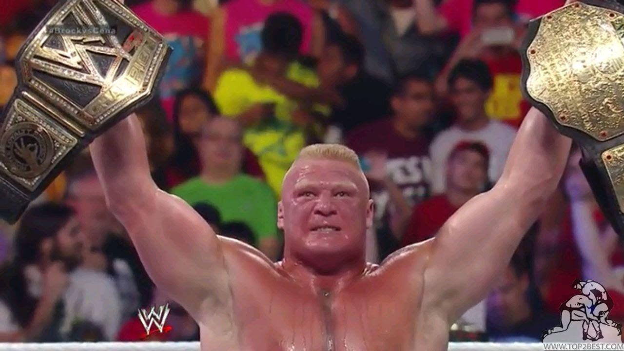 WWE Brock Lesnar F5