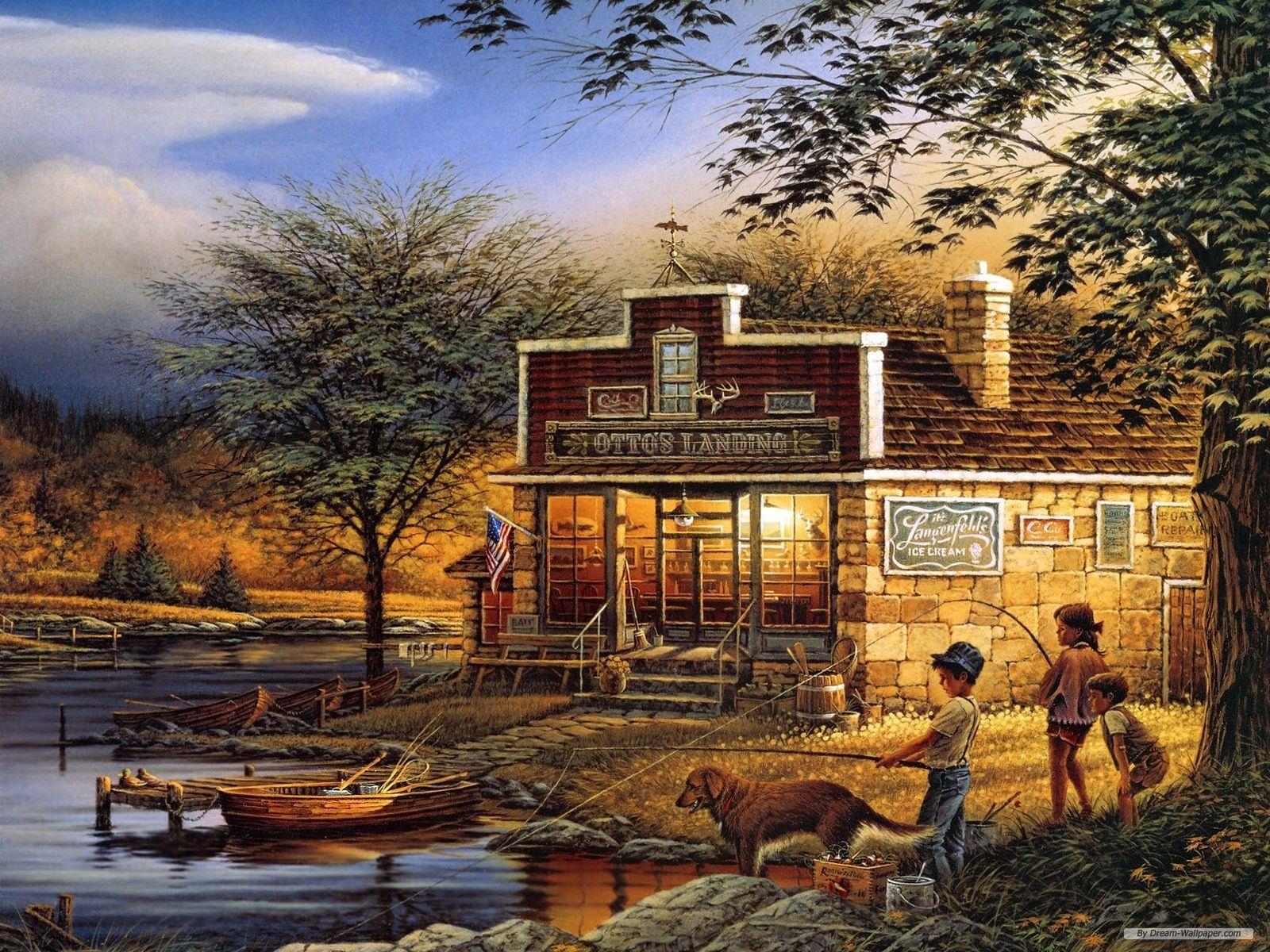 terry redlin. Free Art wallpaper Redlin wallpaper