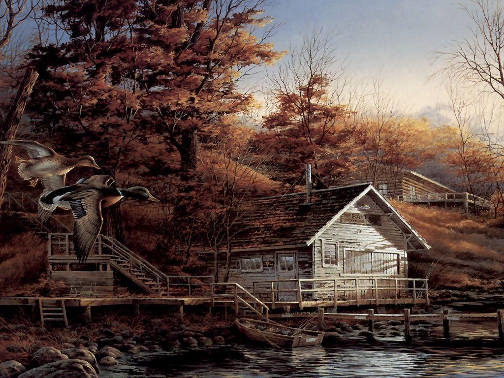 artist terry redlin. Terry Redlin art beautiful house along