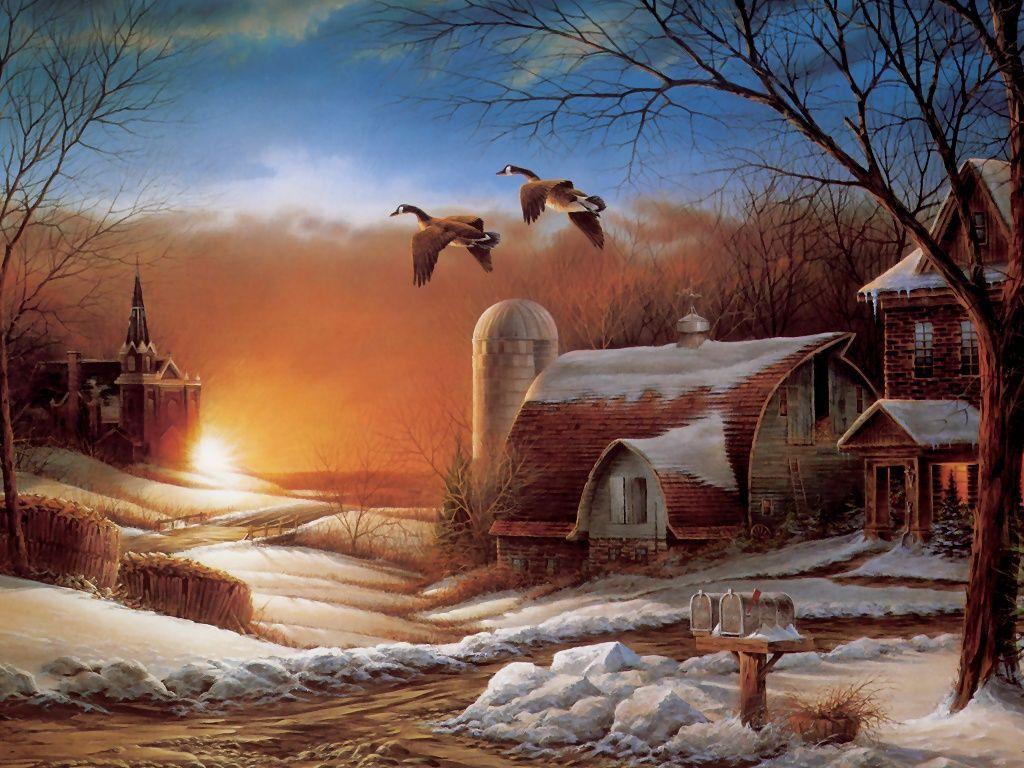 image of terry redlin paintings. Terry Redlin Art Desktop