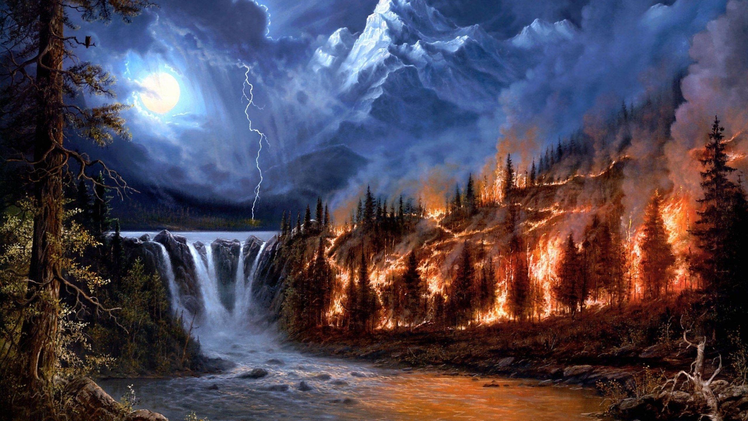 free download HD wallpaper lightning. ololoshenka. HD
