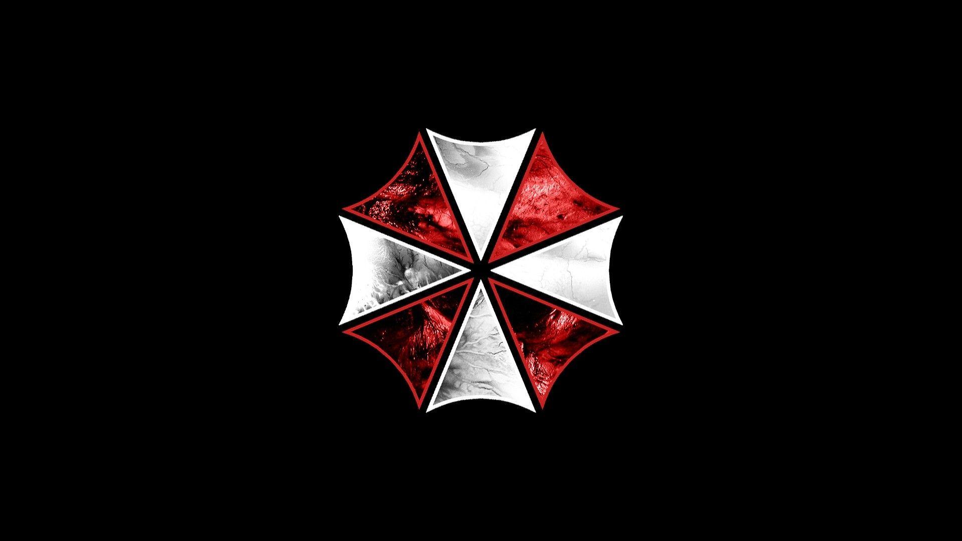 Video games movies resident evil umbrella corp logos simple