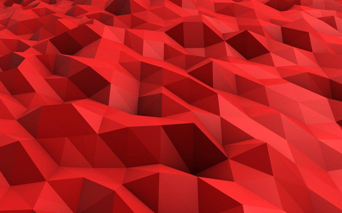 Red Abstract 3D Image Full HD Wallpaper Free Wallpaper
