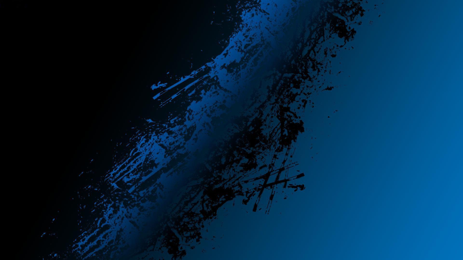Black And Blue HD Background