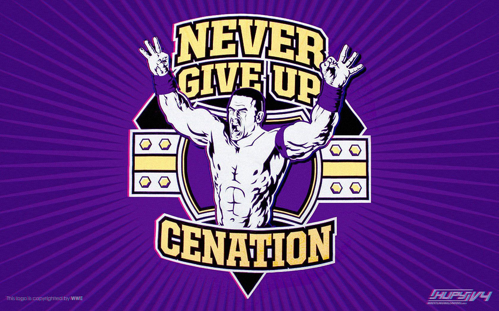 John Cena Logo Png - Never Give Up Cenation, Transparent Png -  600x600(#575664) - PngFind