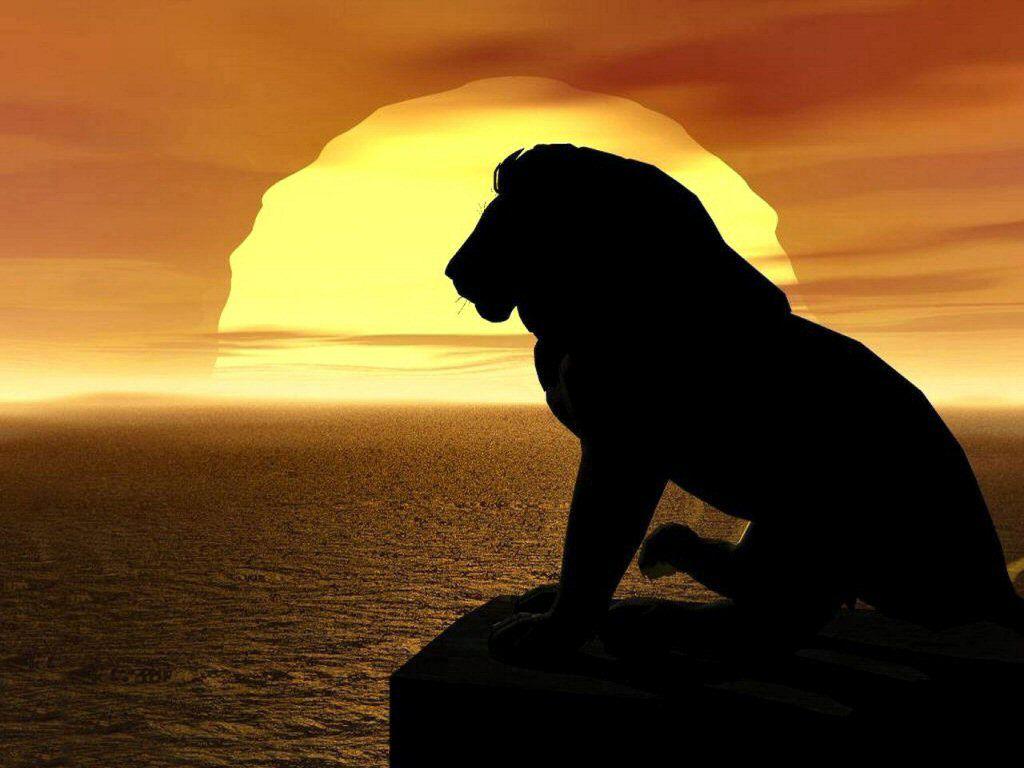 The Lion King Cartoon Full HD Background for FB Cover