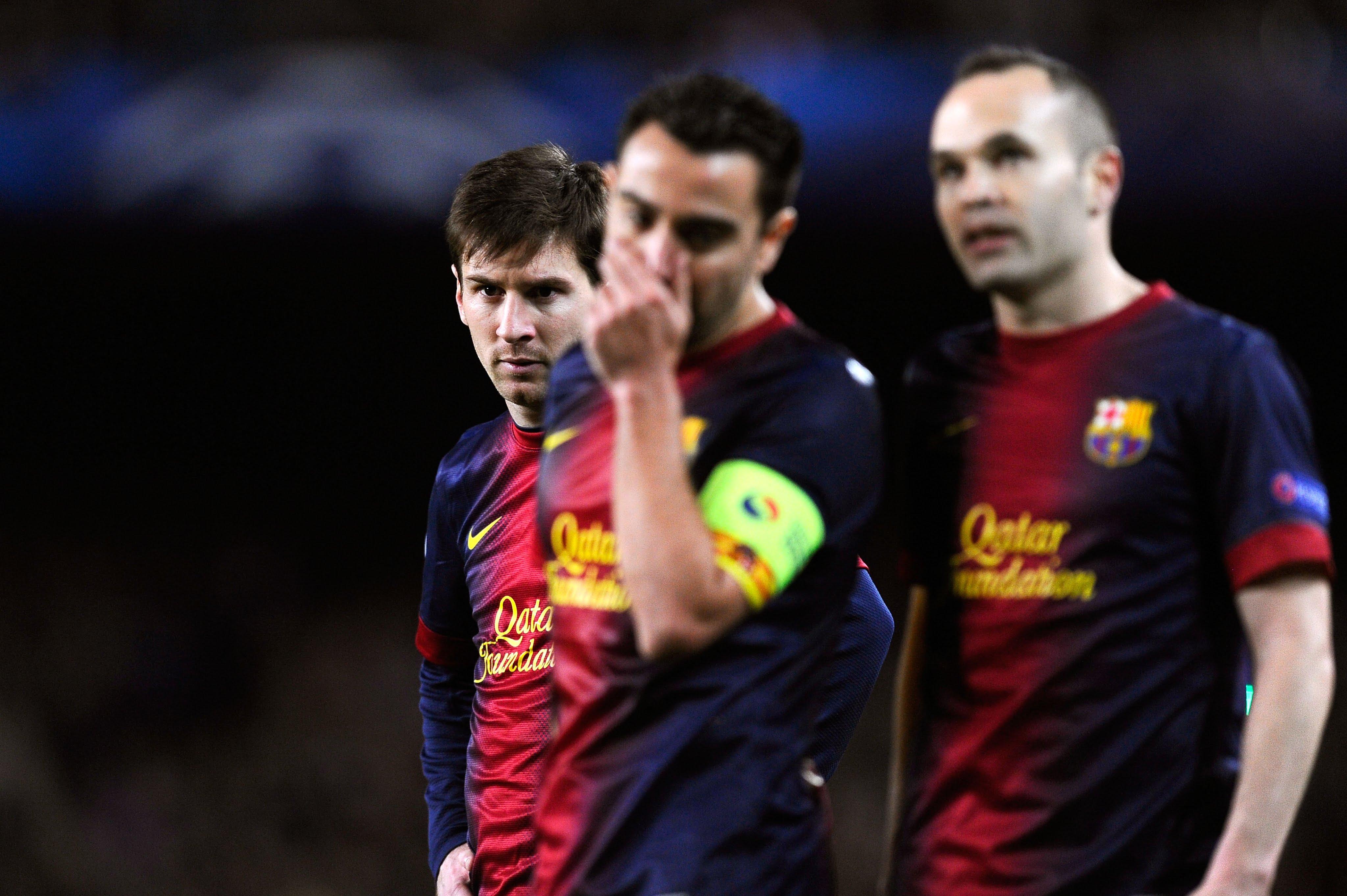 Xavi, Messi & Iniesta