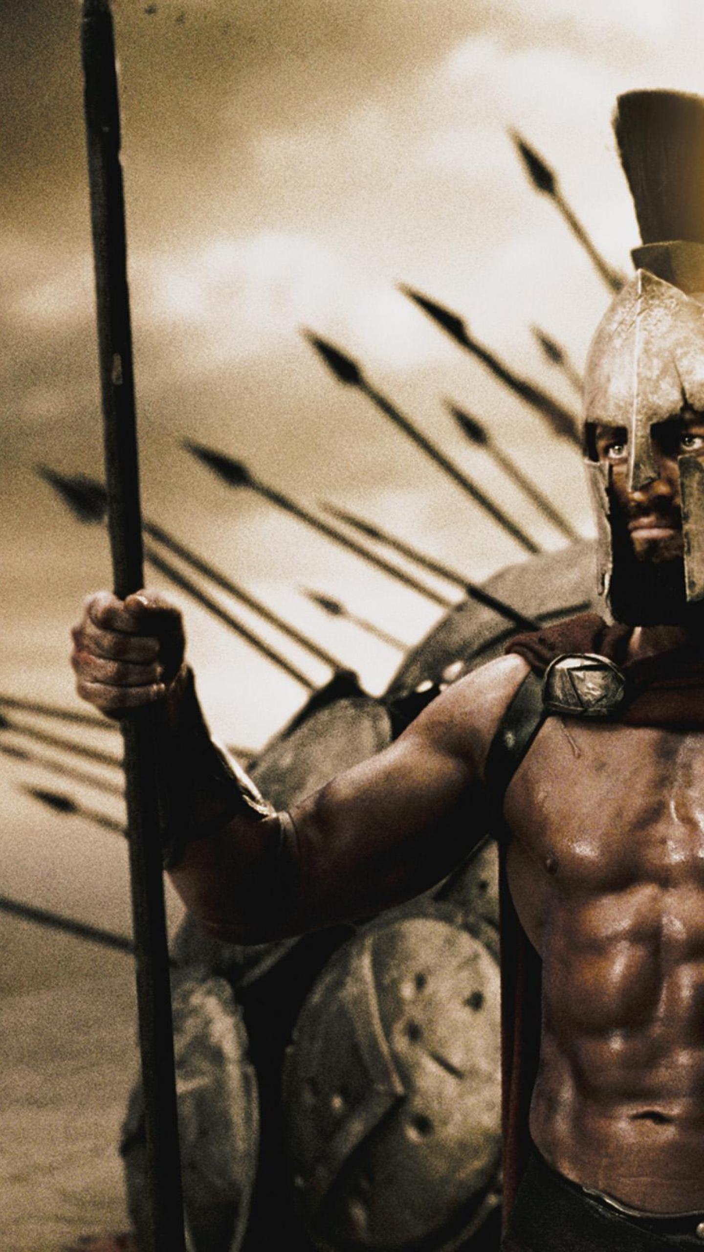 Gerard butler Sparta Helm Warrior Spartan King Spear Shield Movie