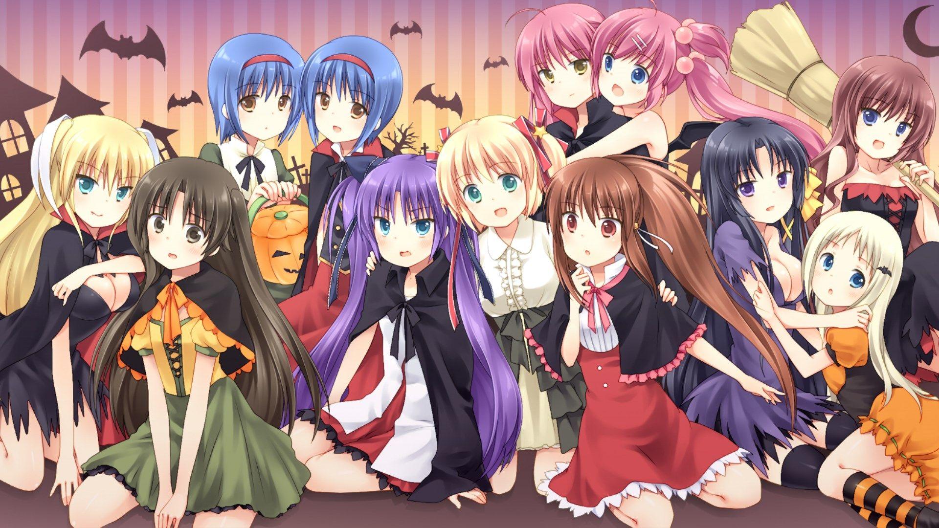 Little Busters! with Halloween (costumes). Japanese Video Game