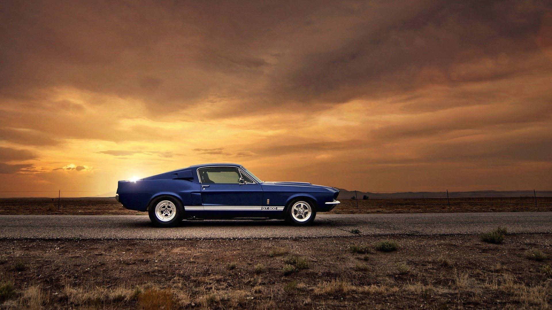 Background Muscle Car HD With In Beach Background Full Pics