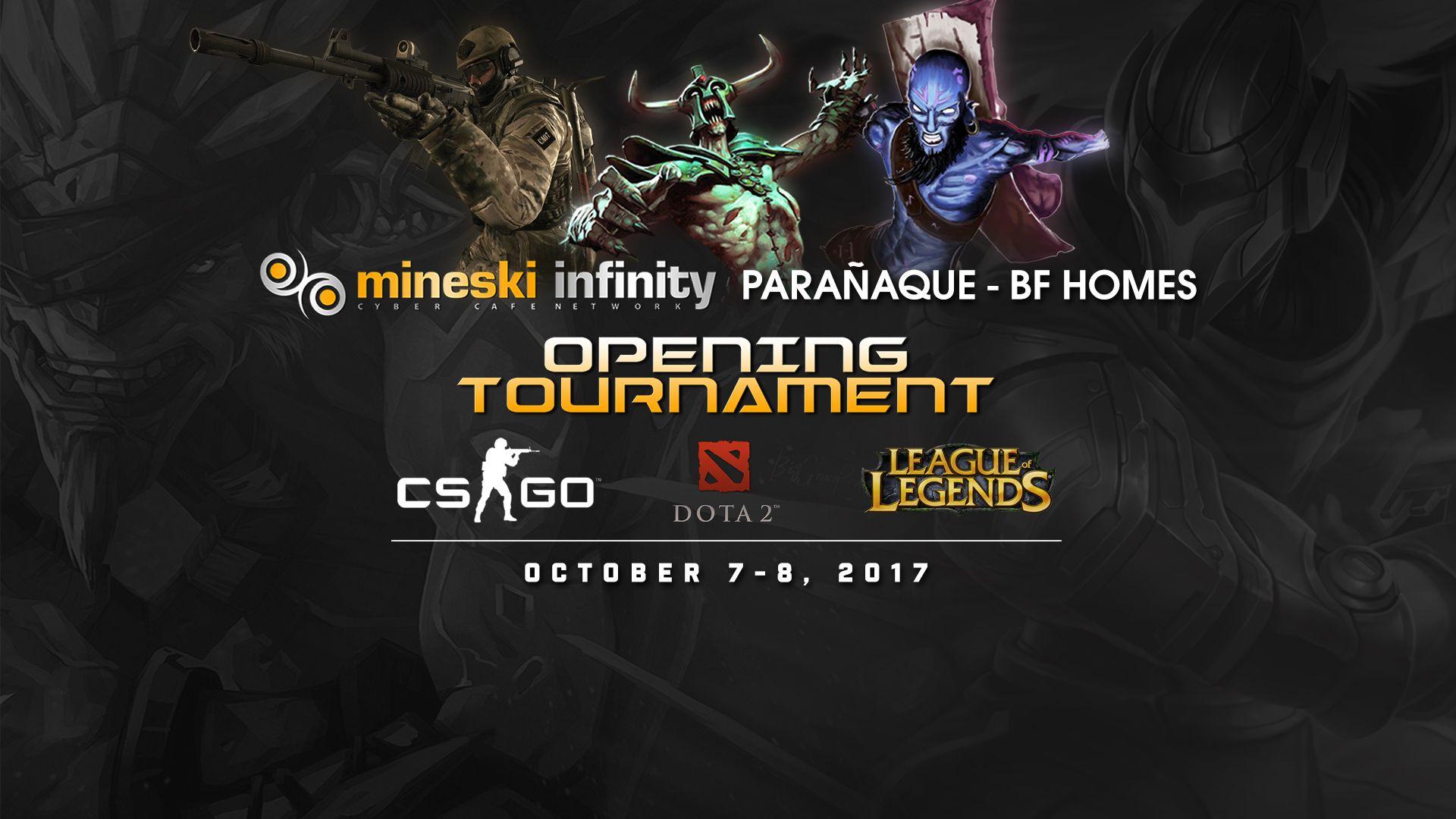 Mineski Infinity BF Homes Opening Tournament 2, LoL & CS:GO