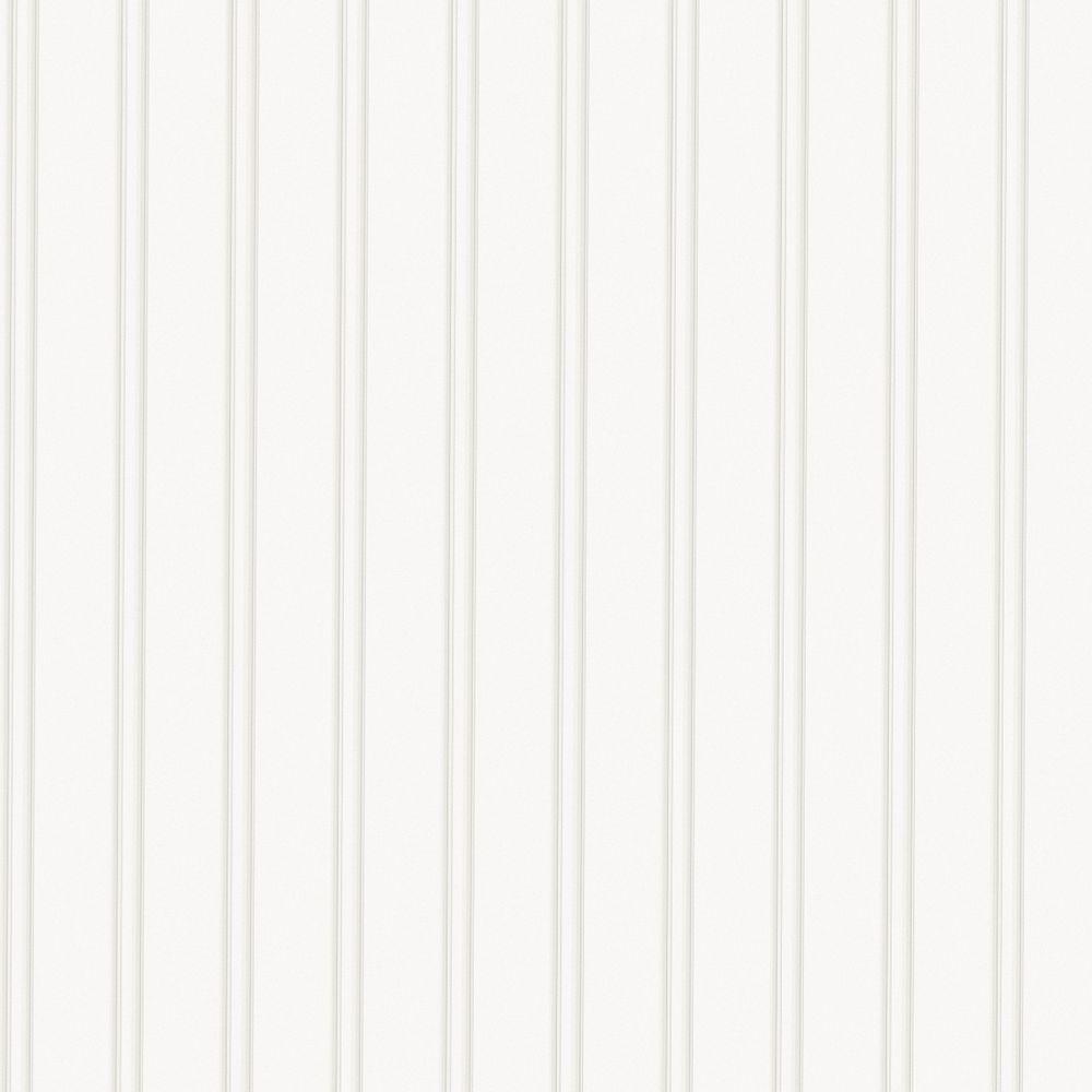 Graham & Brown White Beadboard Paintable Wallpaper 15274 Home