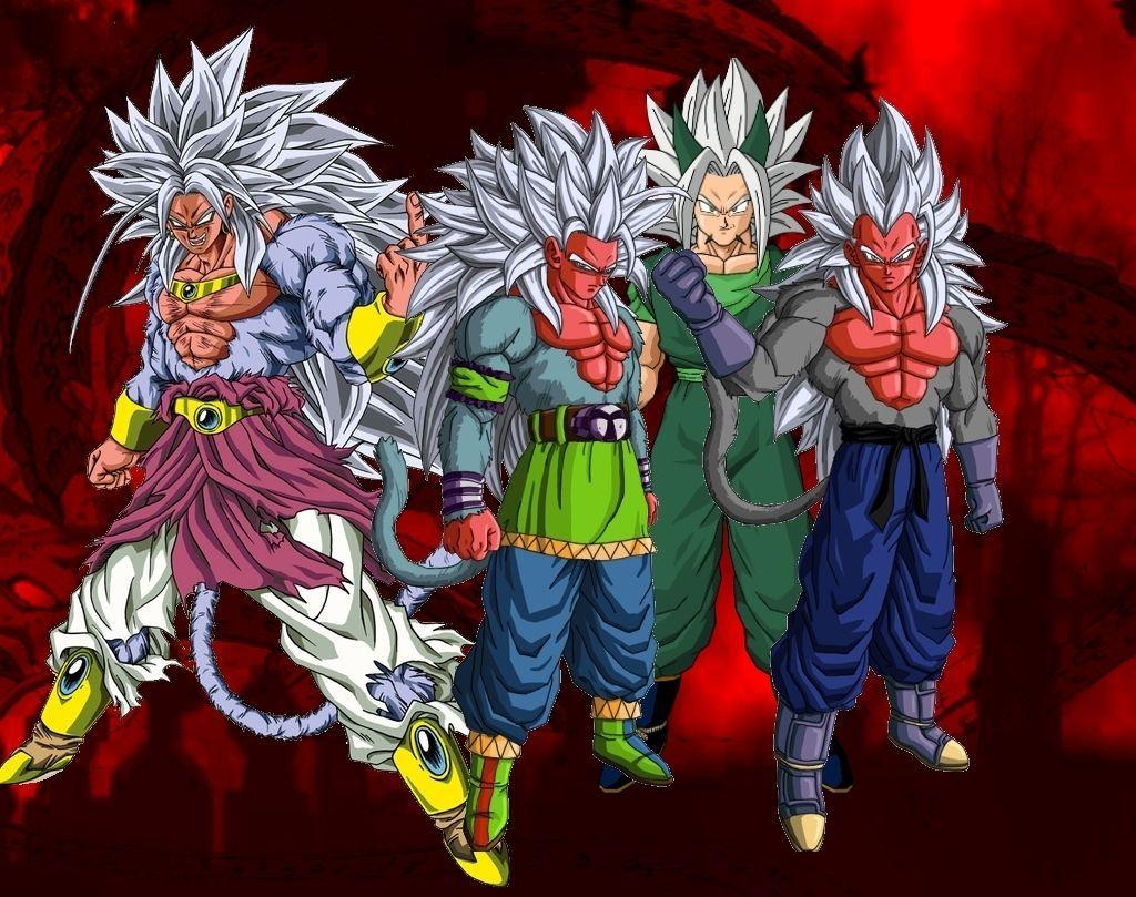 Super Saiyan 5 Goku, goku, dragonball af, dbz, dragonballz, tail, white  hair, HD wallpaper