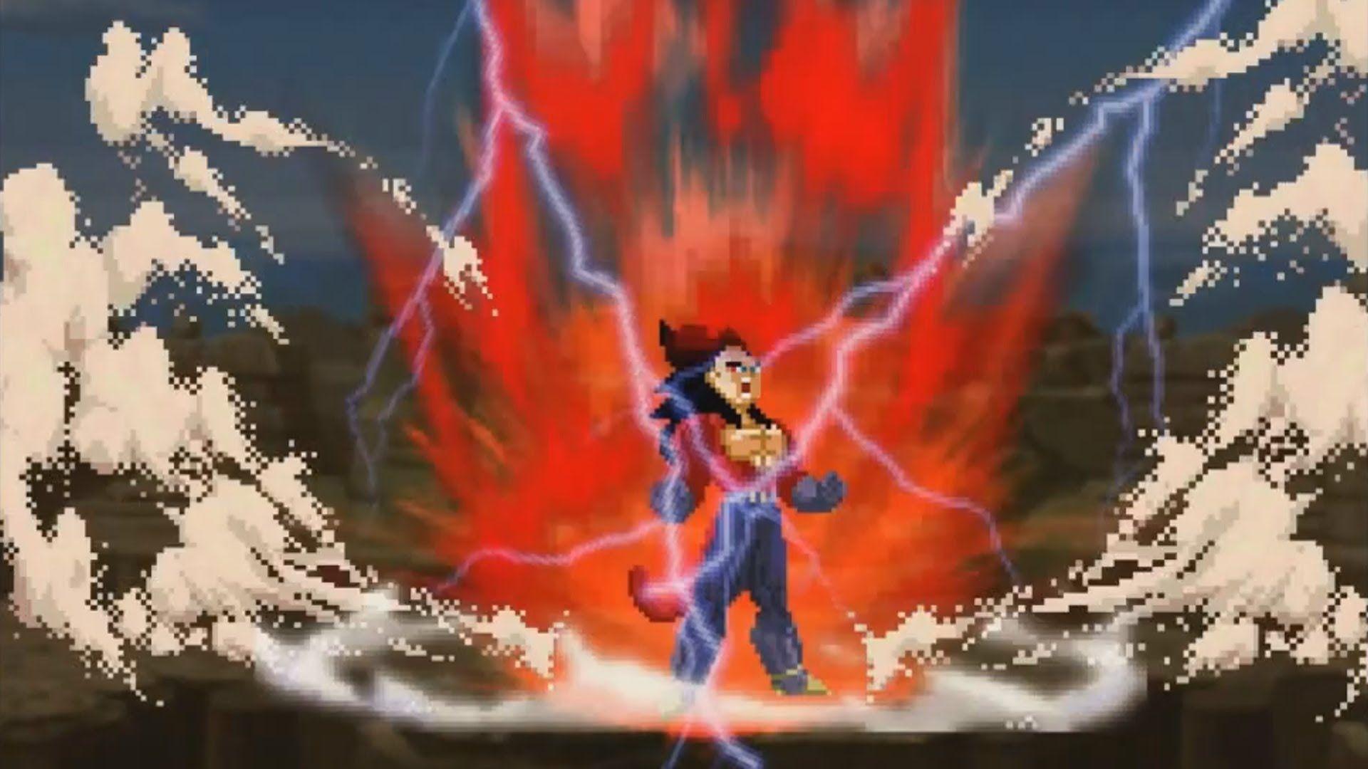 Goku And Vegeta Transformation Super Saiyan 5 Sprite Animation