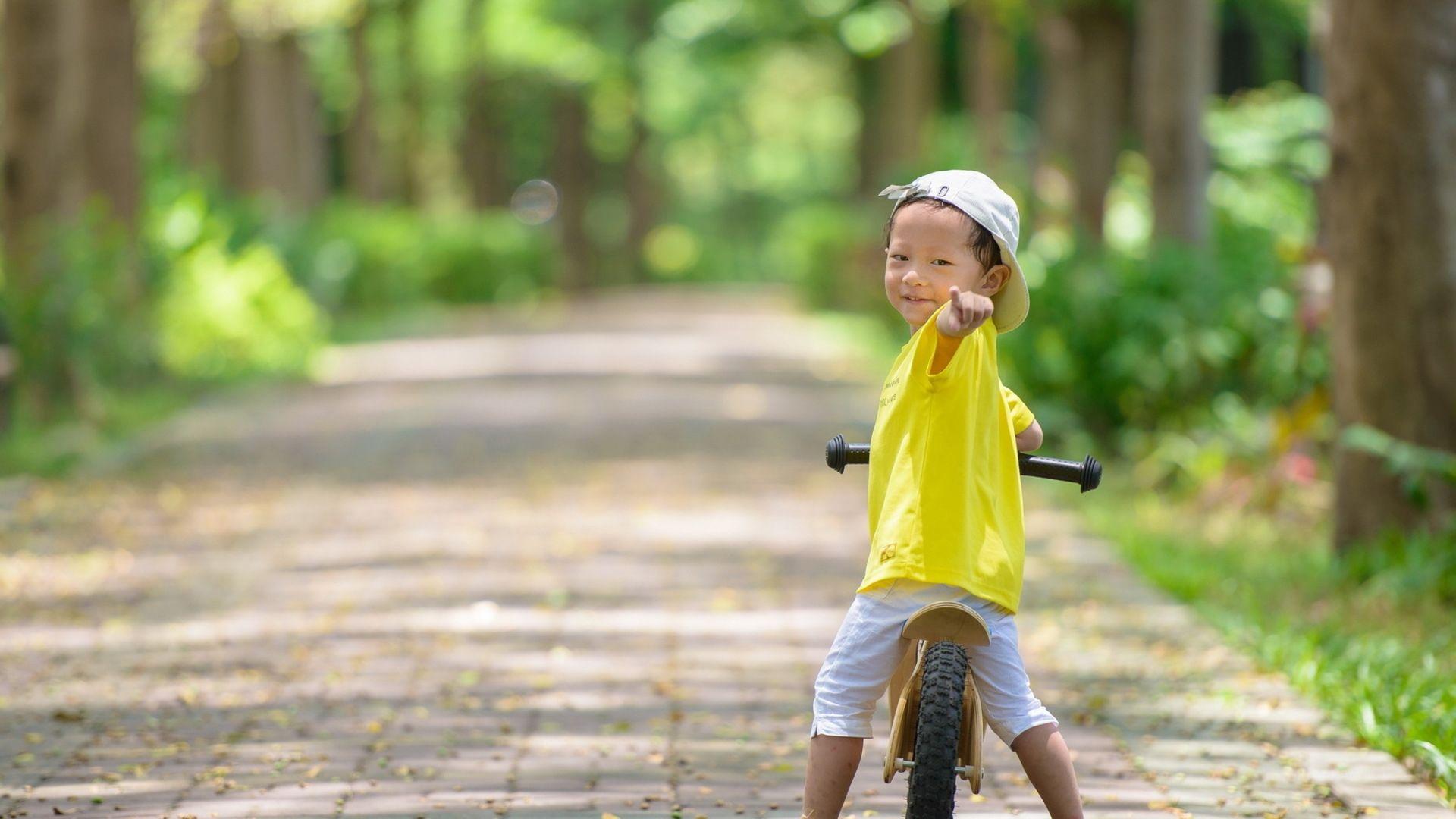 Wallpaper Boy, Bicycle, Mood HD, Picture, Image