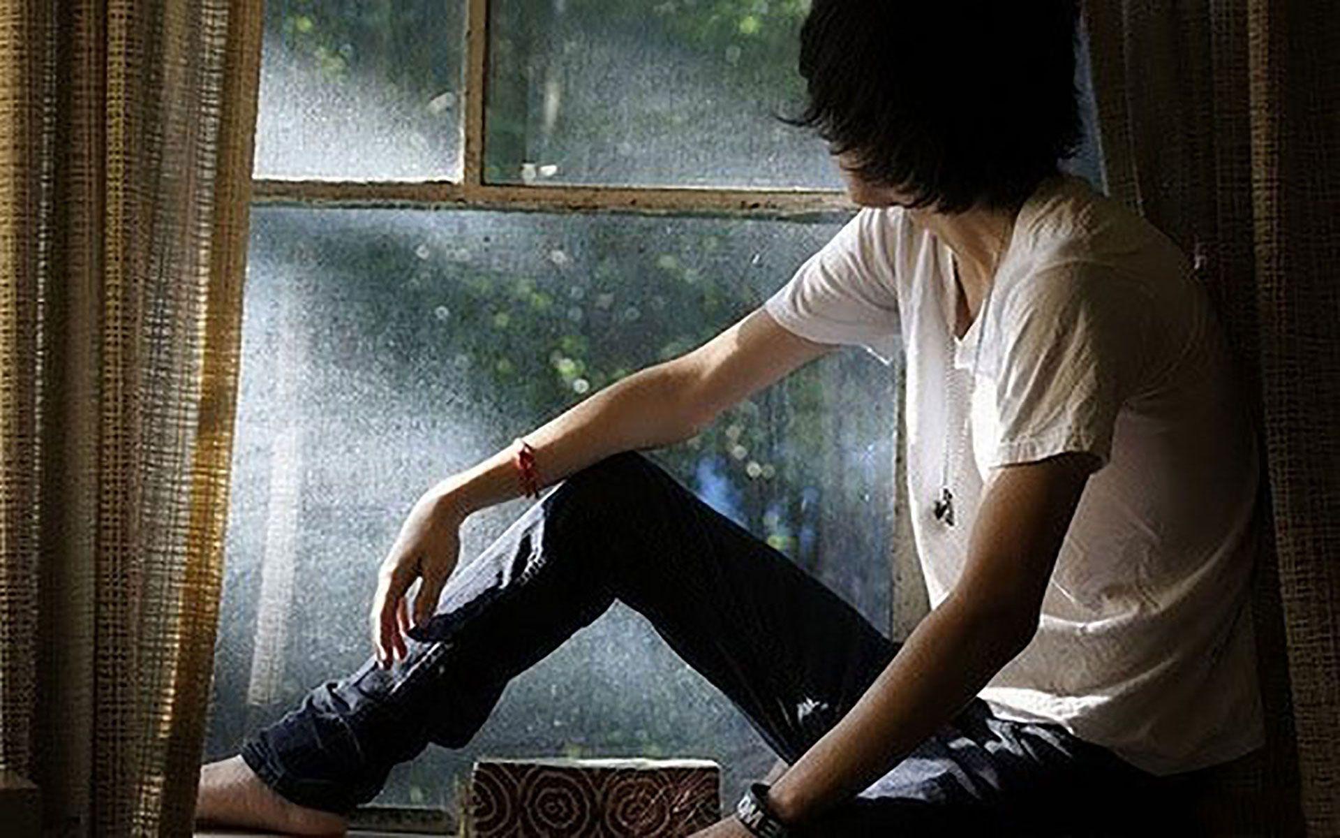 Heart Touching Sad Boy Wallpaper. Alone Boy Sad Image
