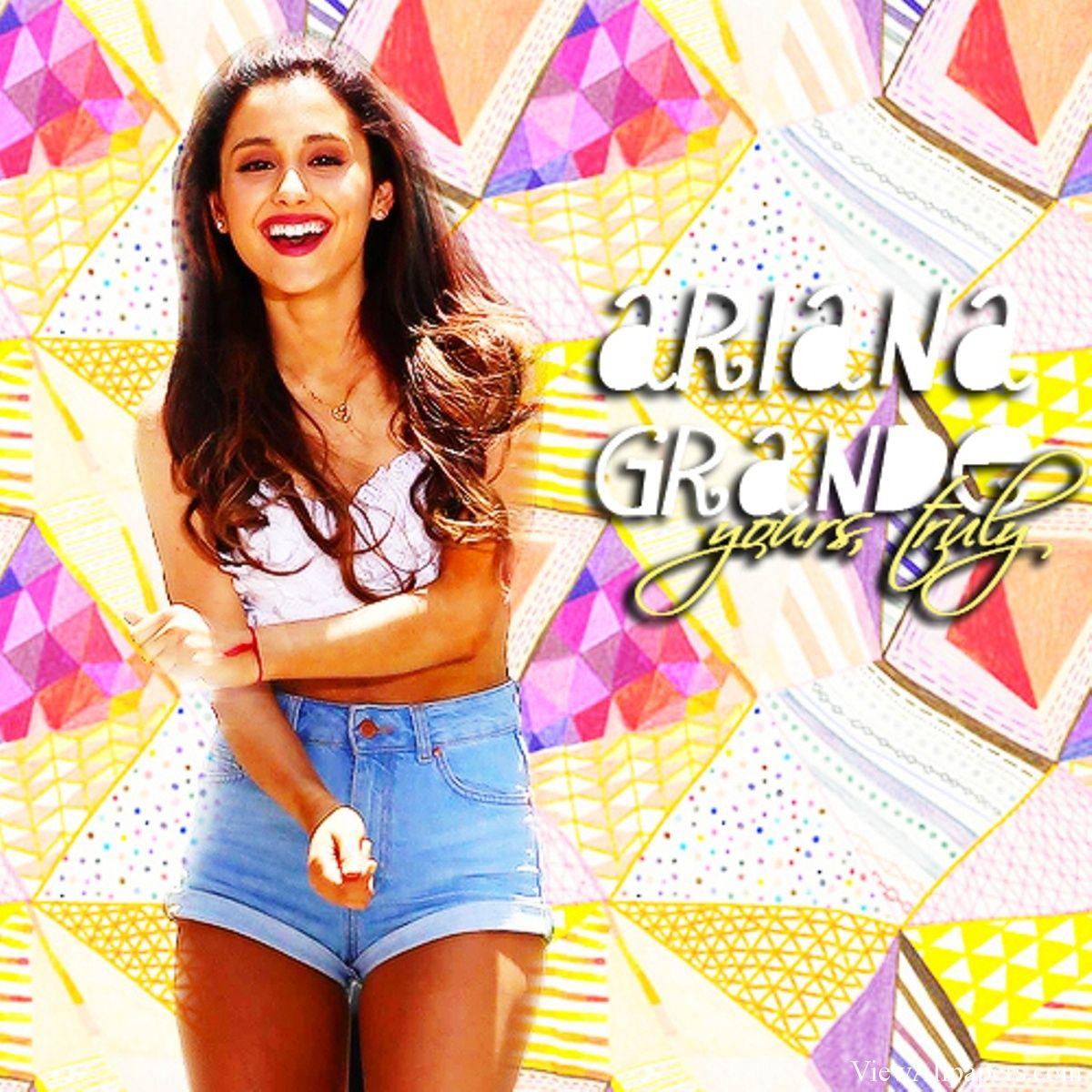 Ariana Grande Yours Truly Album Cover. Music. Ariana