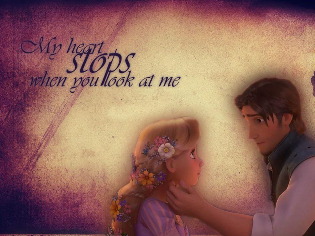 when you look at me wallpaper for Disney tangled wallpaper