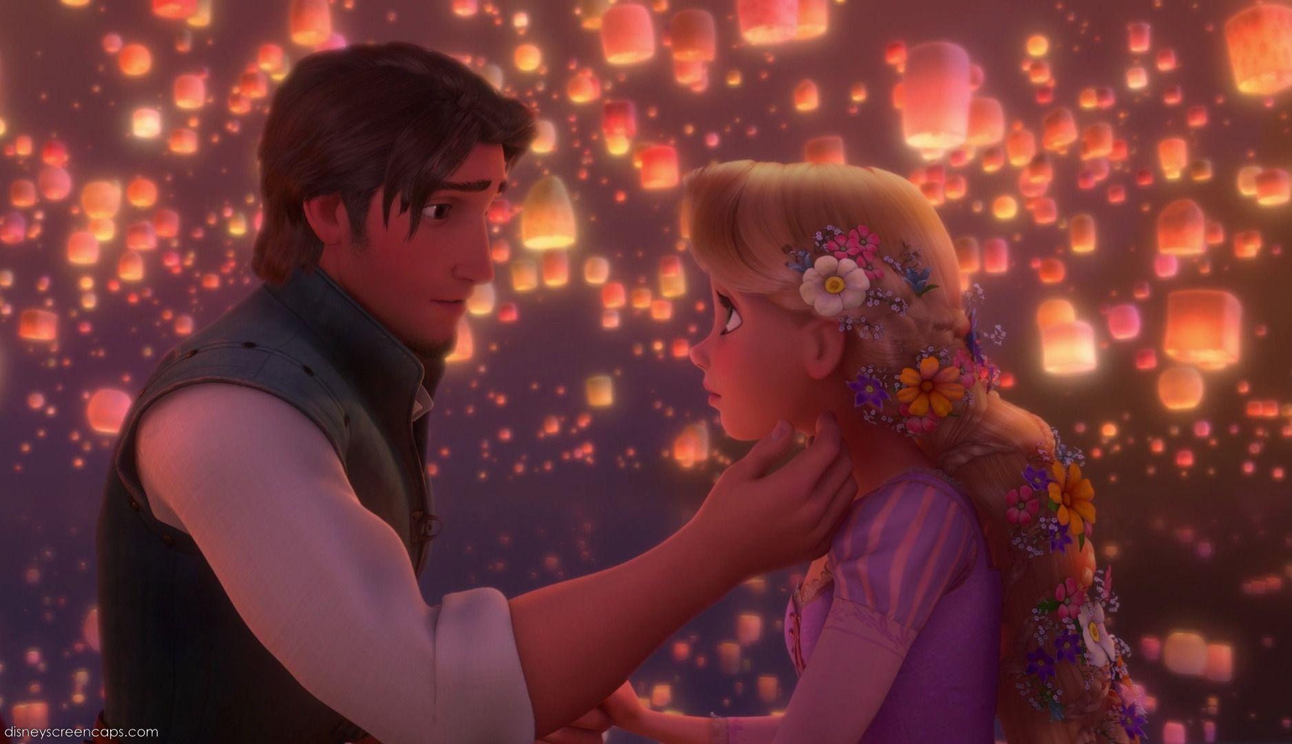 Most romantic scene ever! If I ever get married again.100% tangled