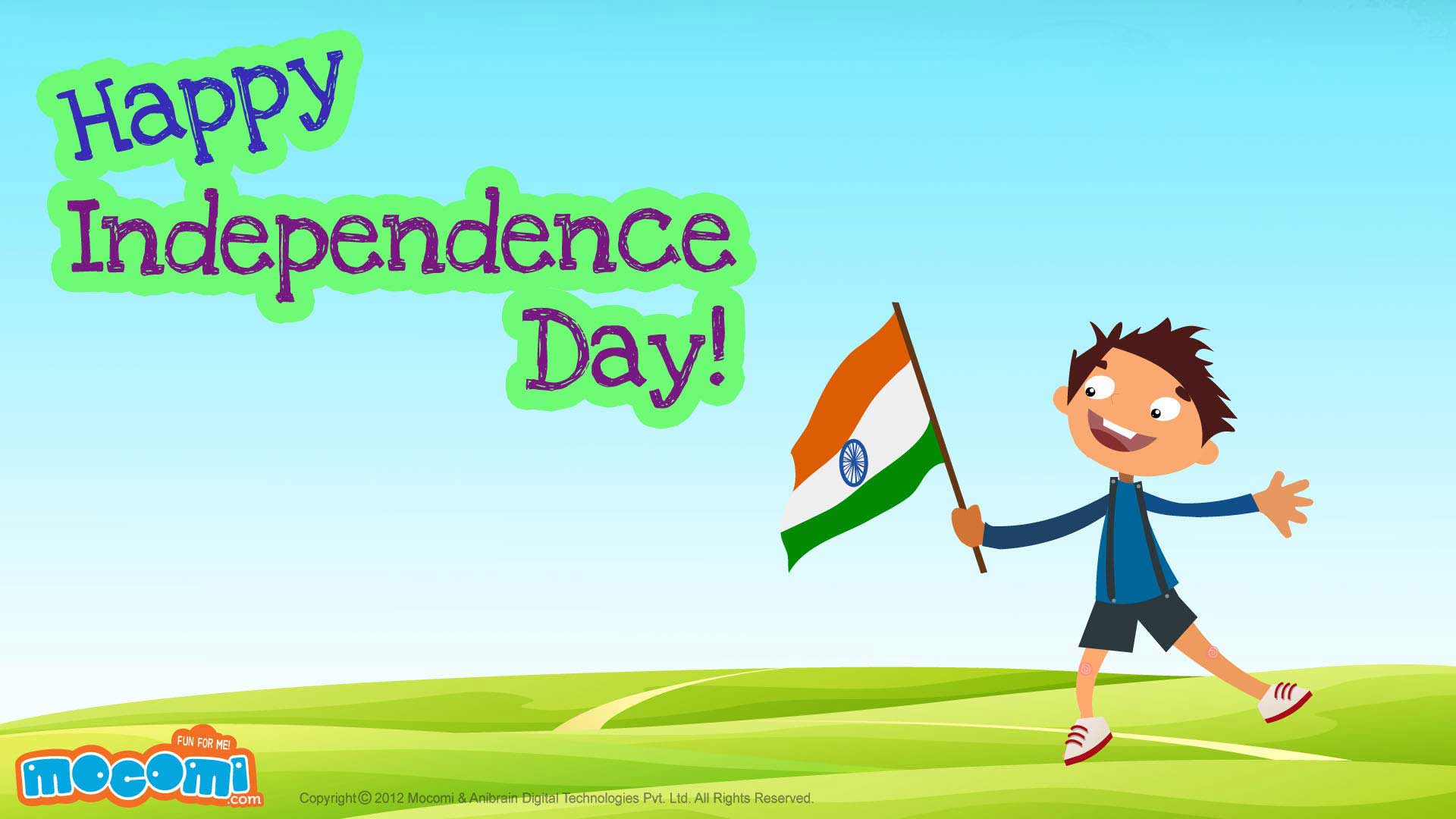 Happy Independence Day! Wallpaper for kids