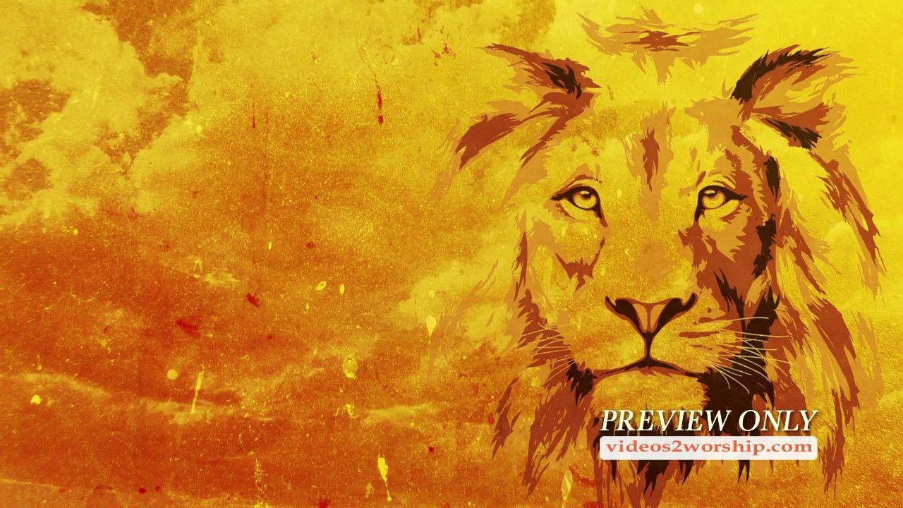 Lion Of Judah Vintage Motion Background Videos2Worship