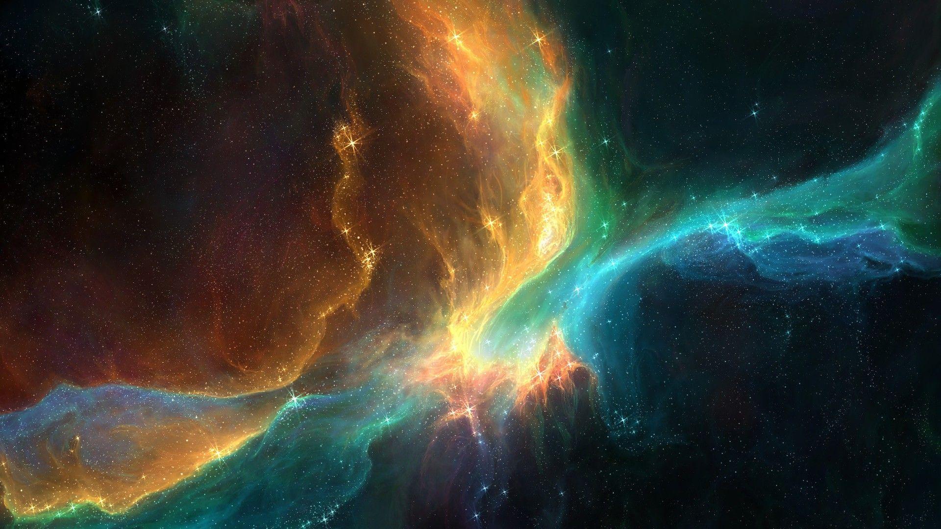 Outer Space Nebula Wallpaper Widescreen 2 HD Wallpaper