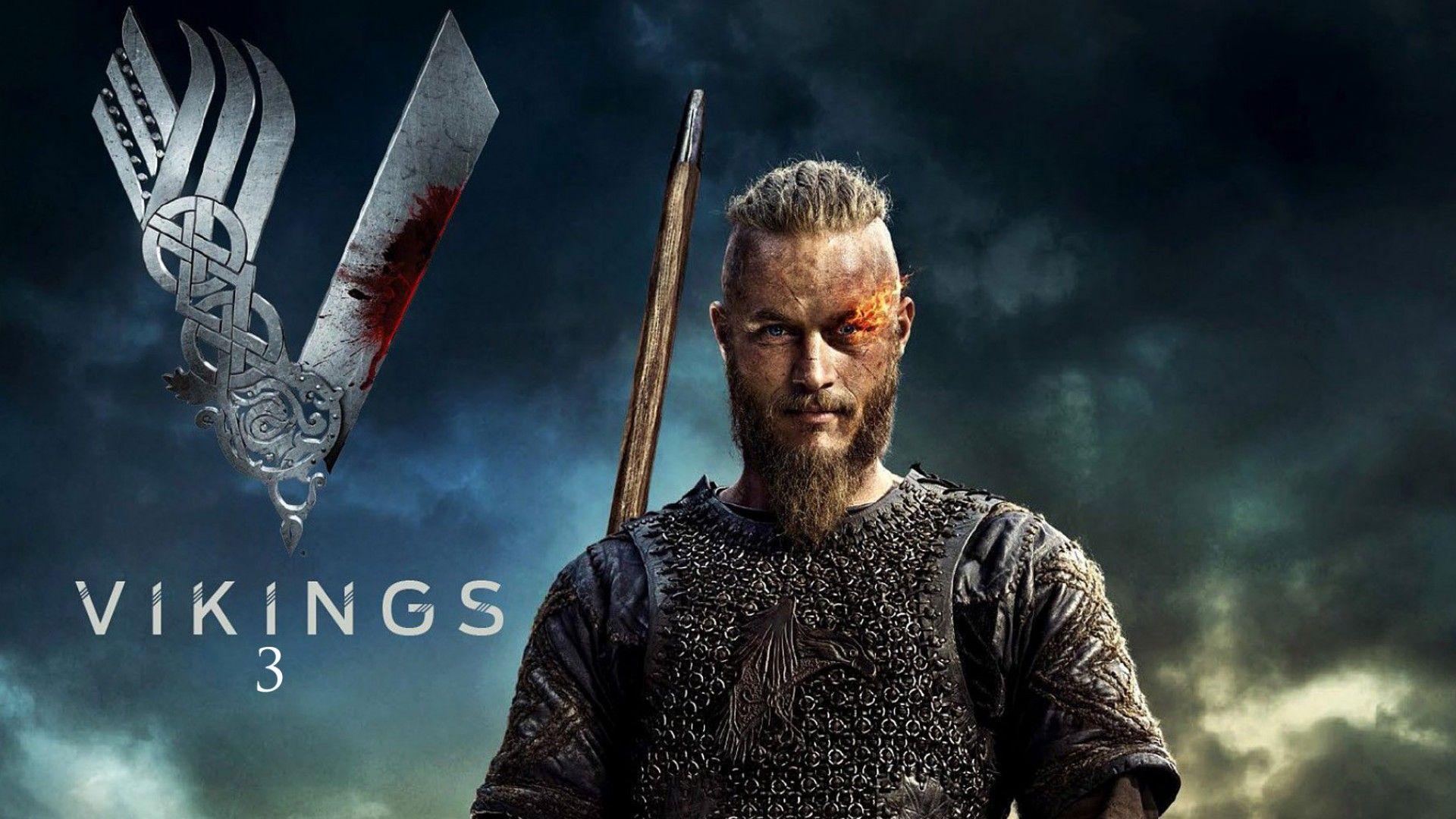 Ragnar Lothbrok In Vikings 3 Tv Series HD Wallpaper