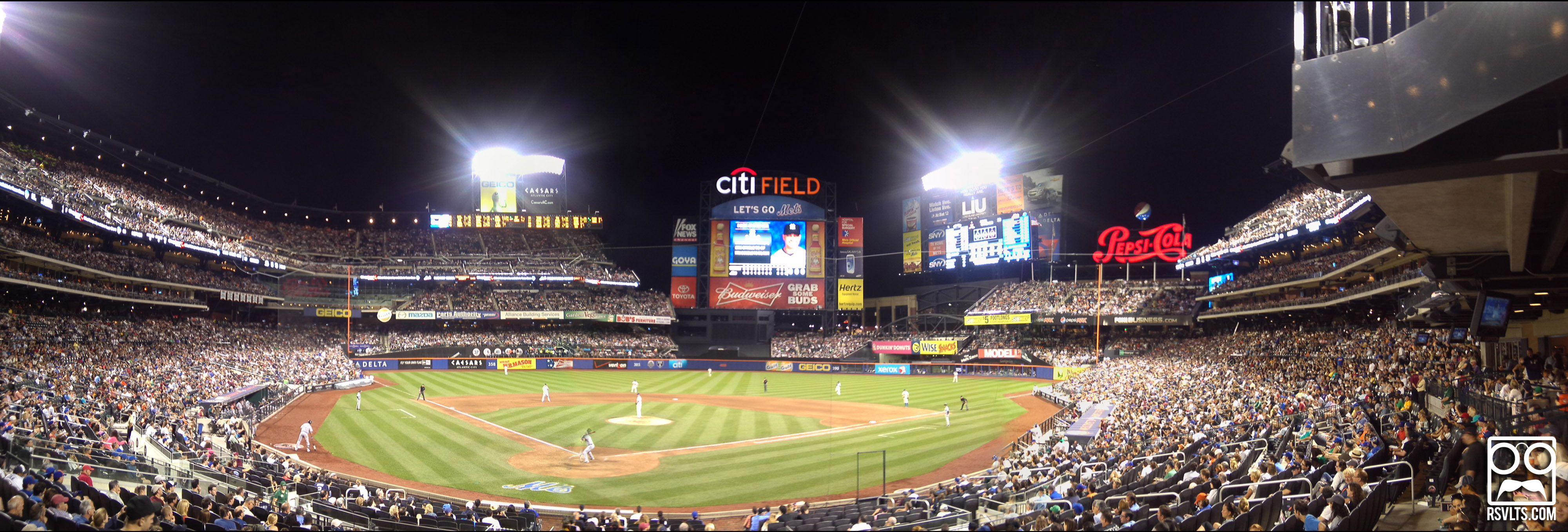 New York Mets' Citi Field In Panorama (5 Photo)