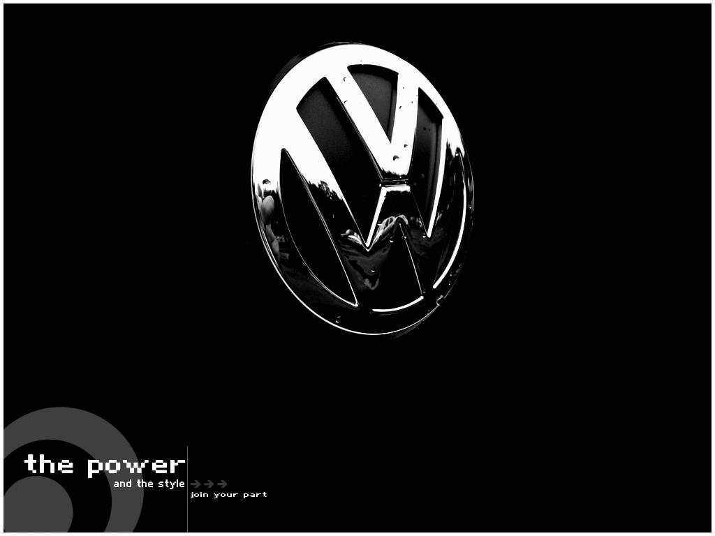Cars Next: Volkswagen Logo Wallpaper